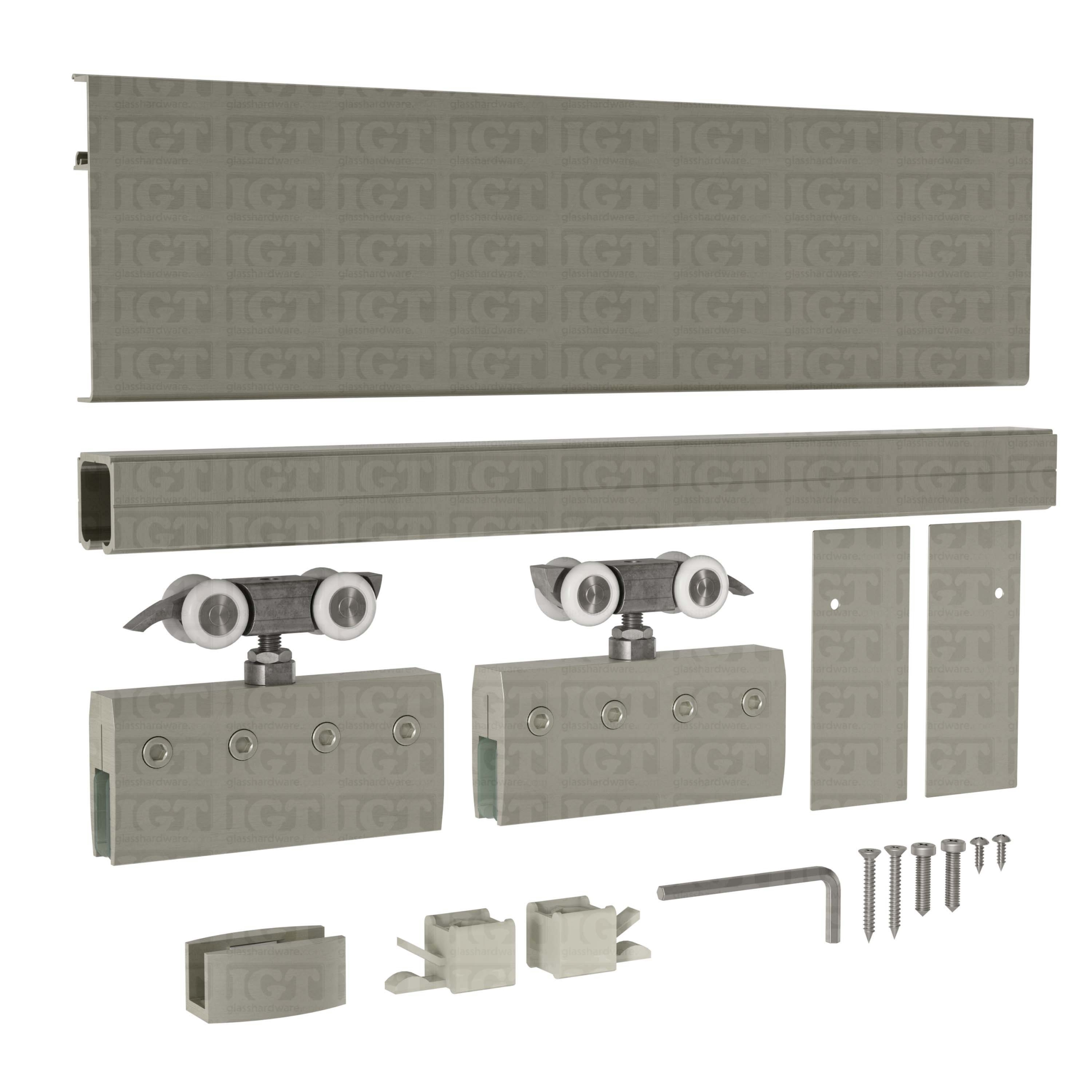 The Aventura System in Brushed Nickel.