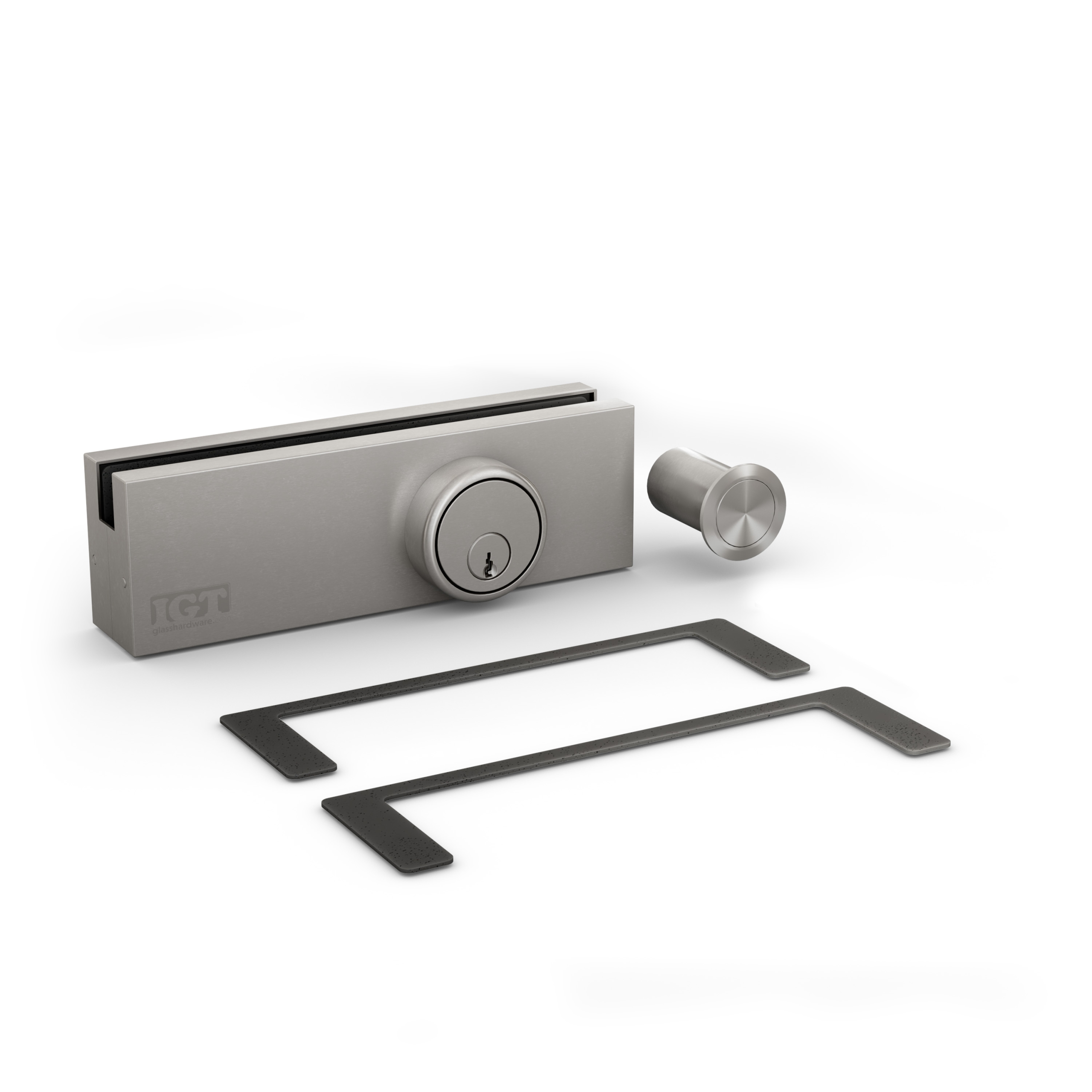 IGT Top and Bottom Patch Lock - Brushed Stainless - Image 5