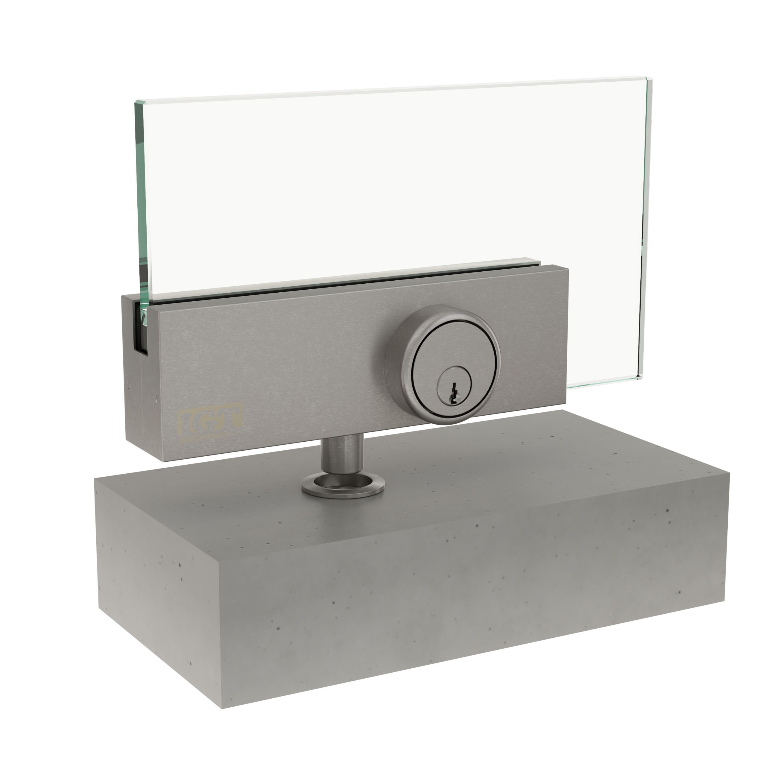 IGT Top and Bottom Patch Lock - Brushed Stainless - Image 5