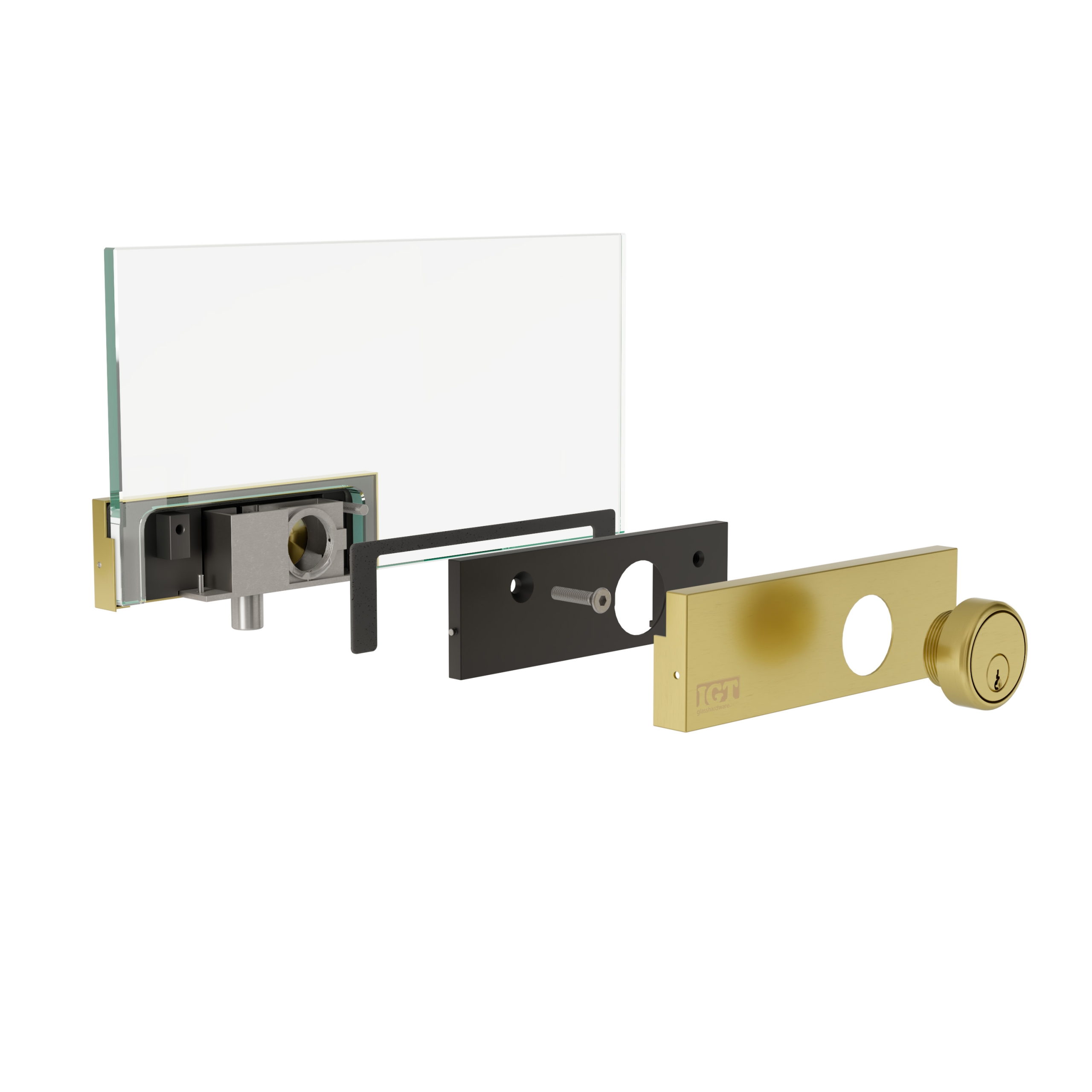 IGT Top and Bottom Patch Lock - Gold Brushed - Image 7