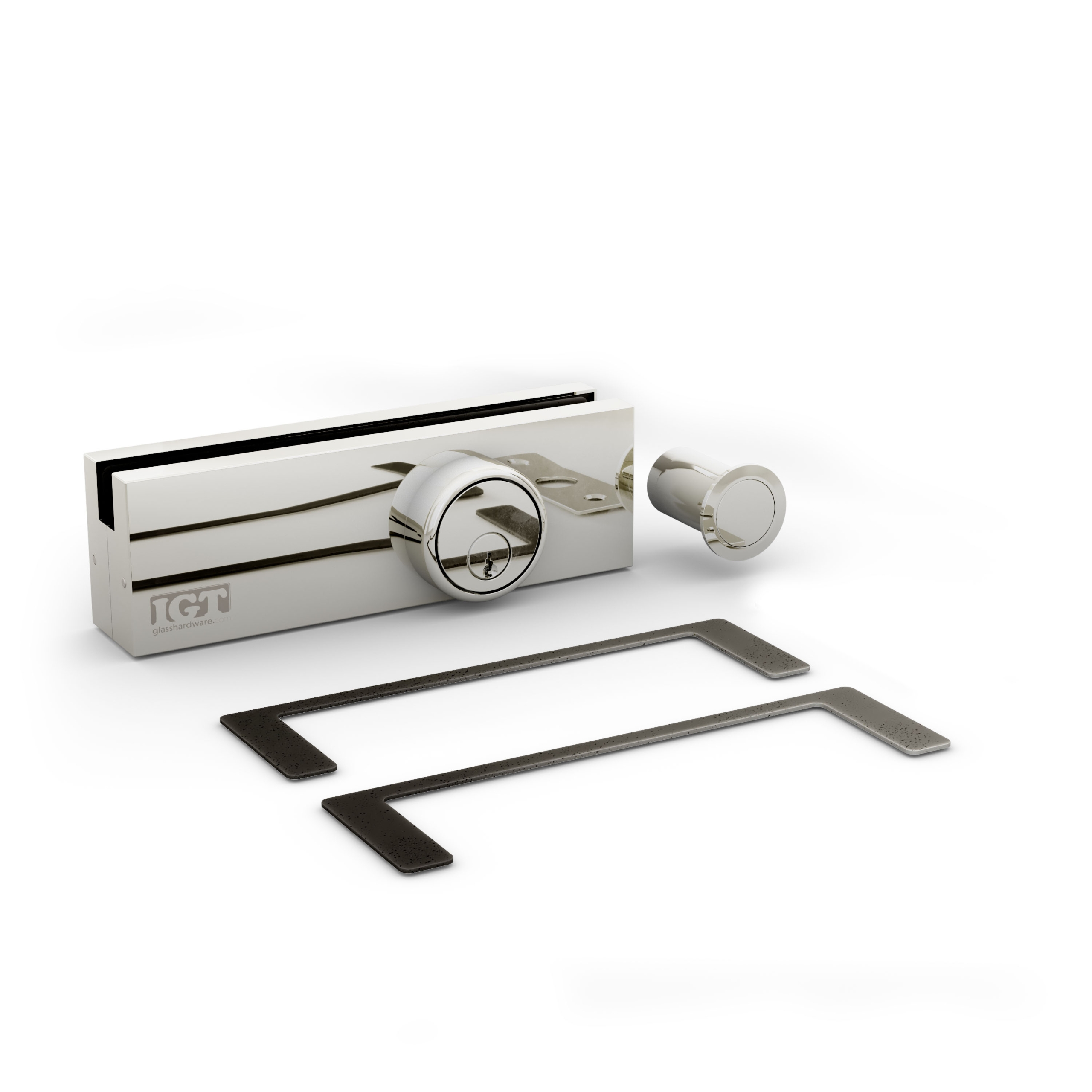 IGT Top and Bottom Patch Lock - Polished Stainless - Image 5