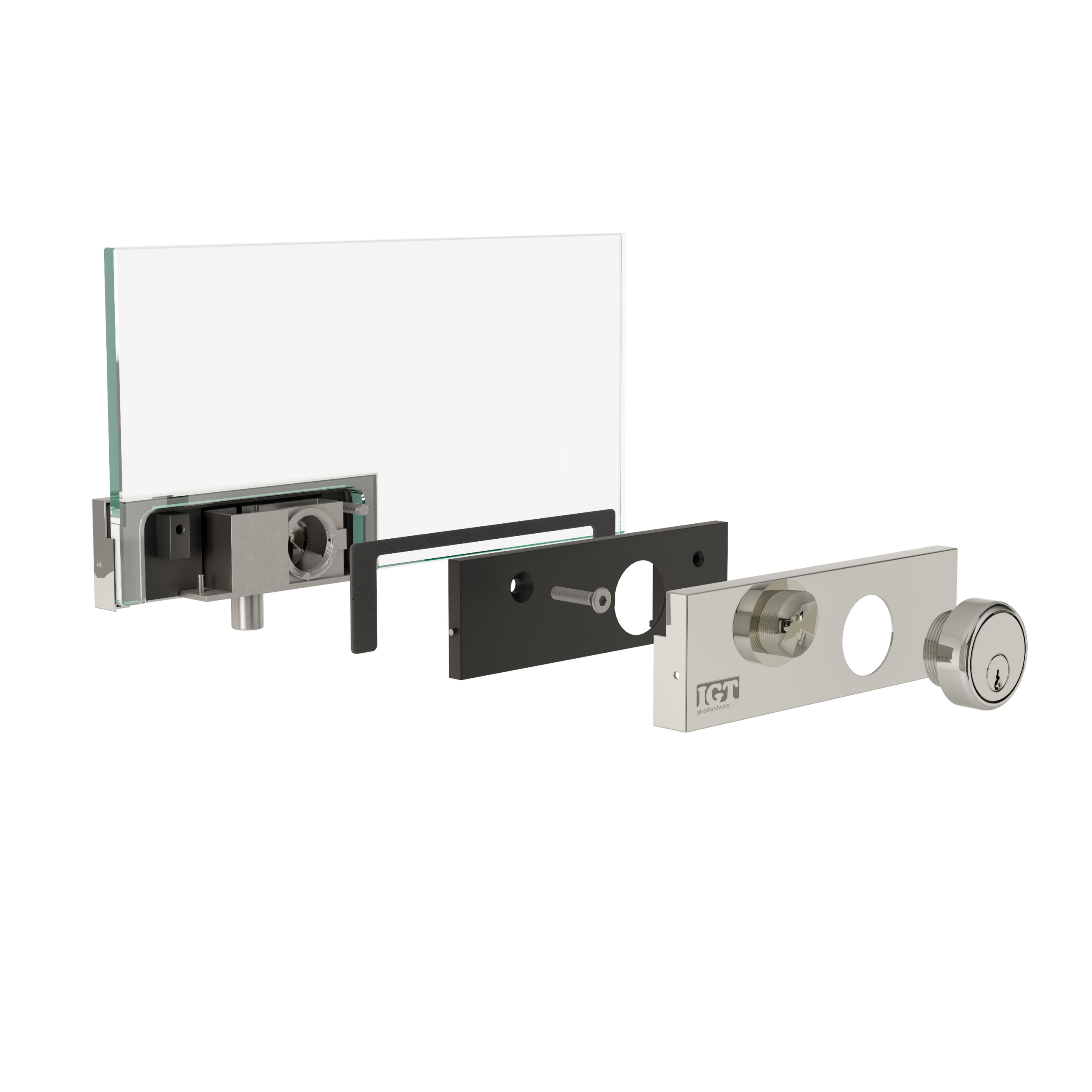 IGT Top and Bottom Patch Lock - Polished Stainless - Image 7