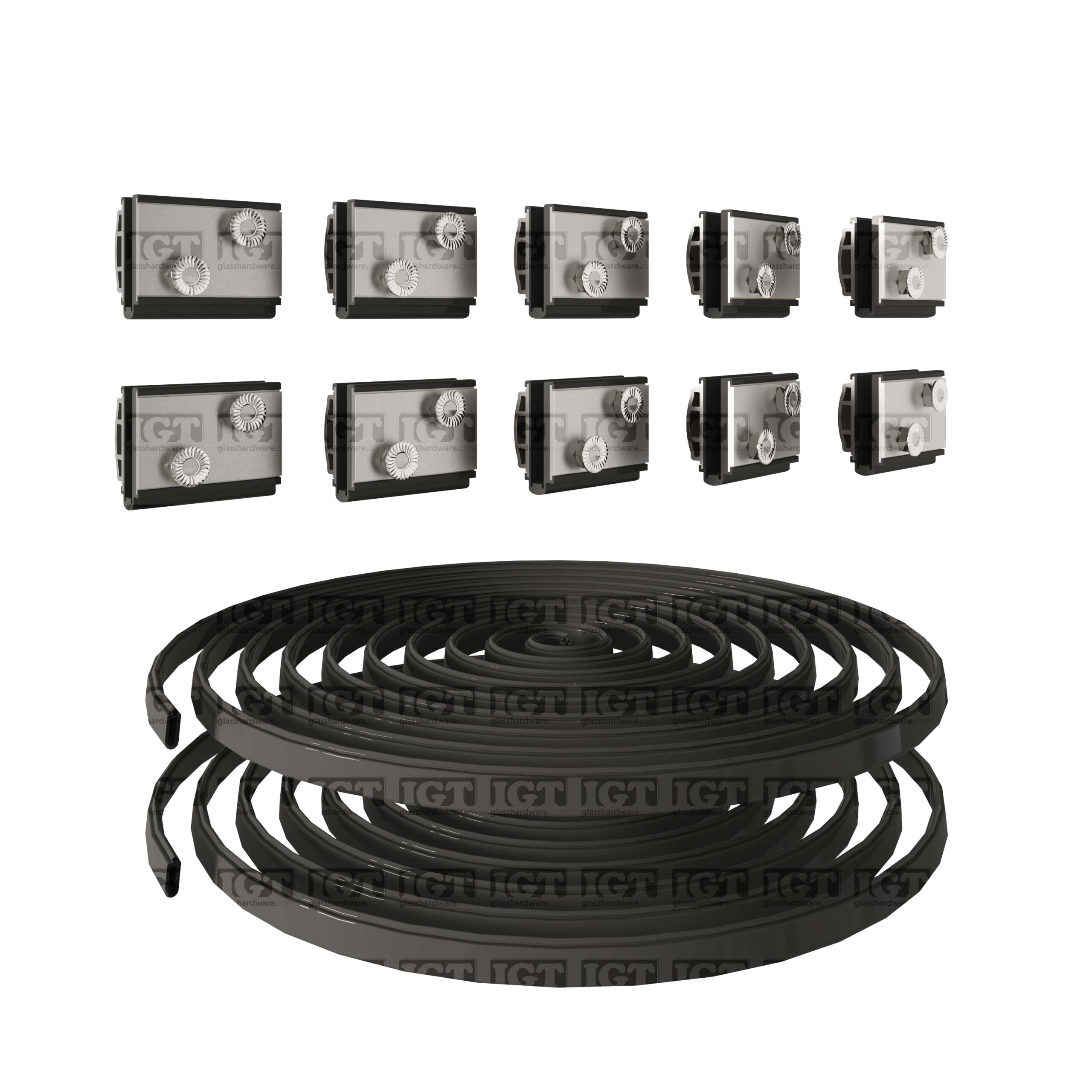 An image of the Tilt-Lock Glass Mounting Kit