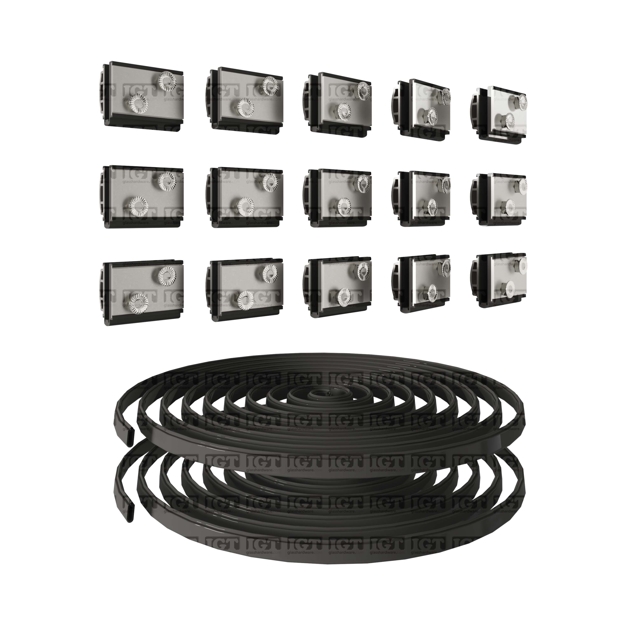 An image of the Tilt-Lock Glass Mounting Kit