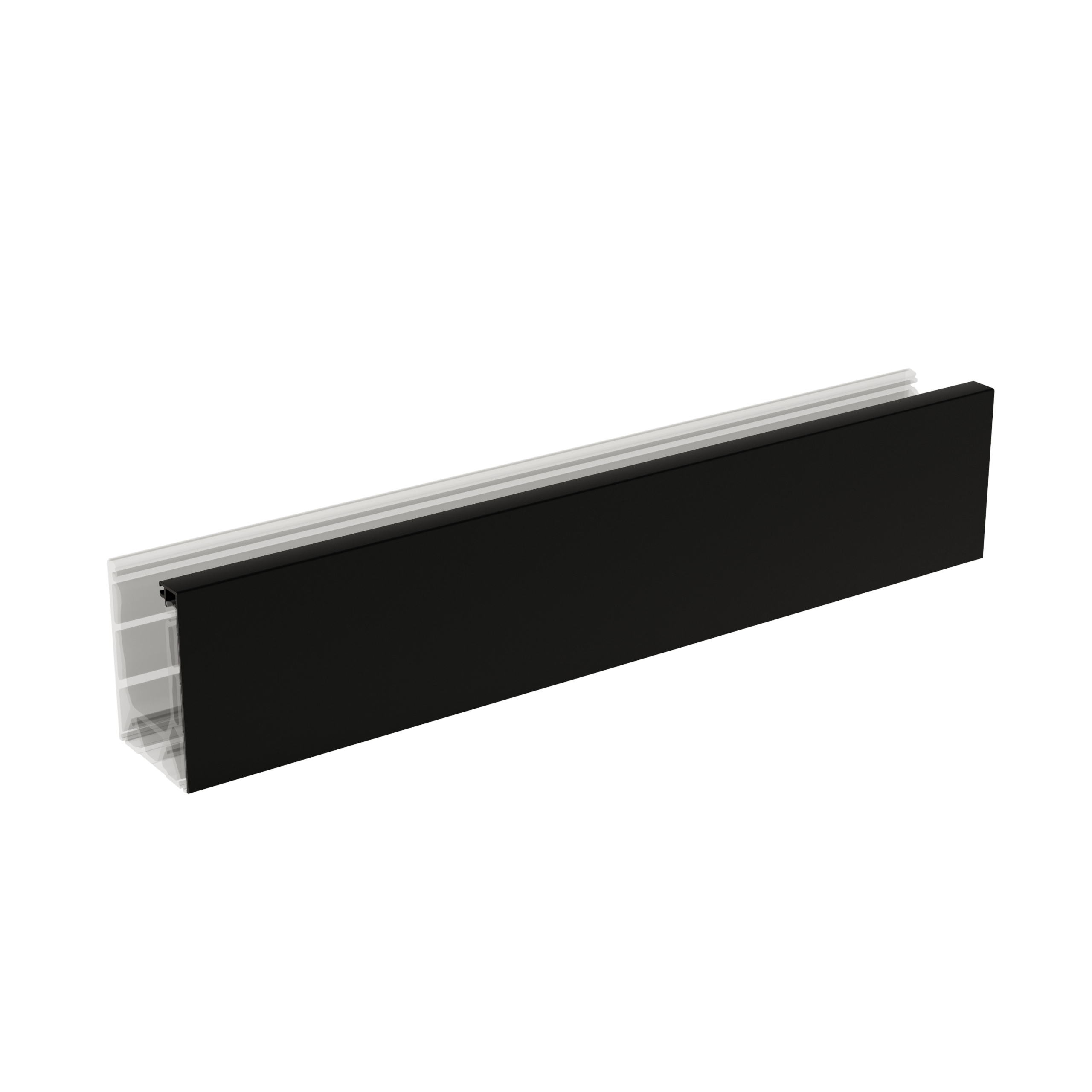 10’ Cladding for Tilt-Lock™ Base Shoe - Brushed Anodized Black - Image 2