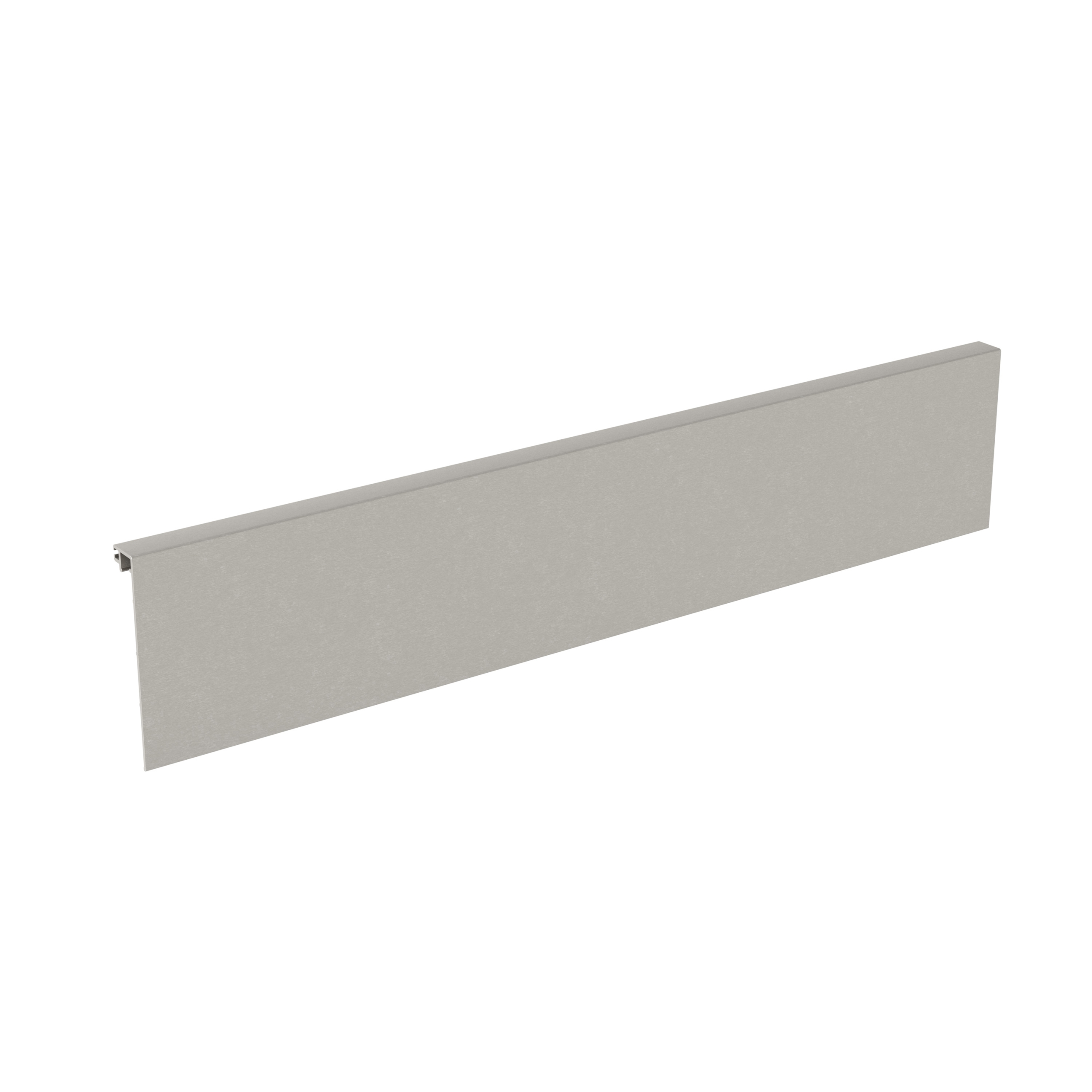 10’ Cladding for Tilt-Lock™ Base Shoe - Brushed Anodized Silver