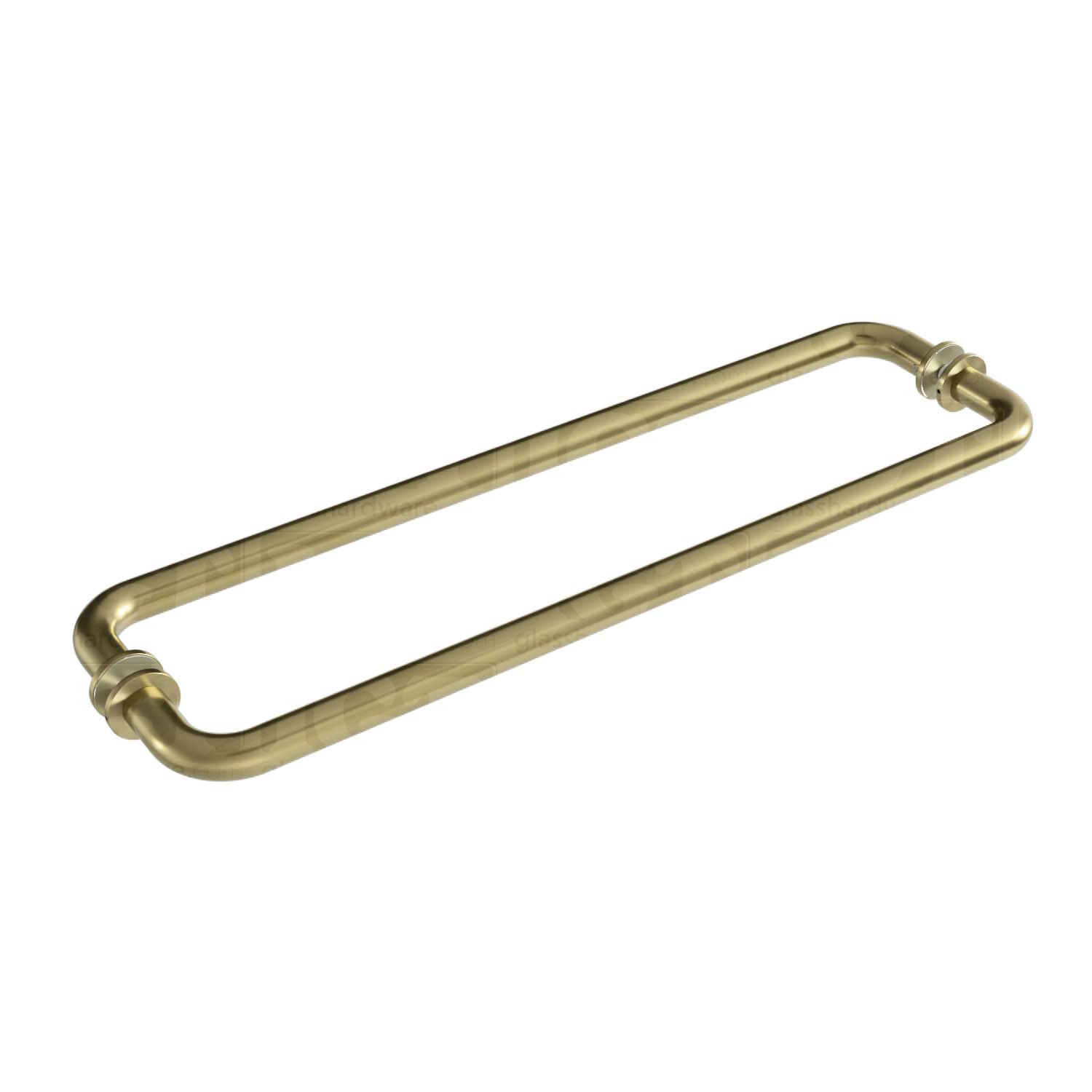 18″ Back-to-Back Traditional Towel Bar - Gold Brushed