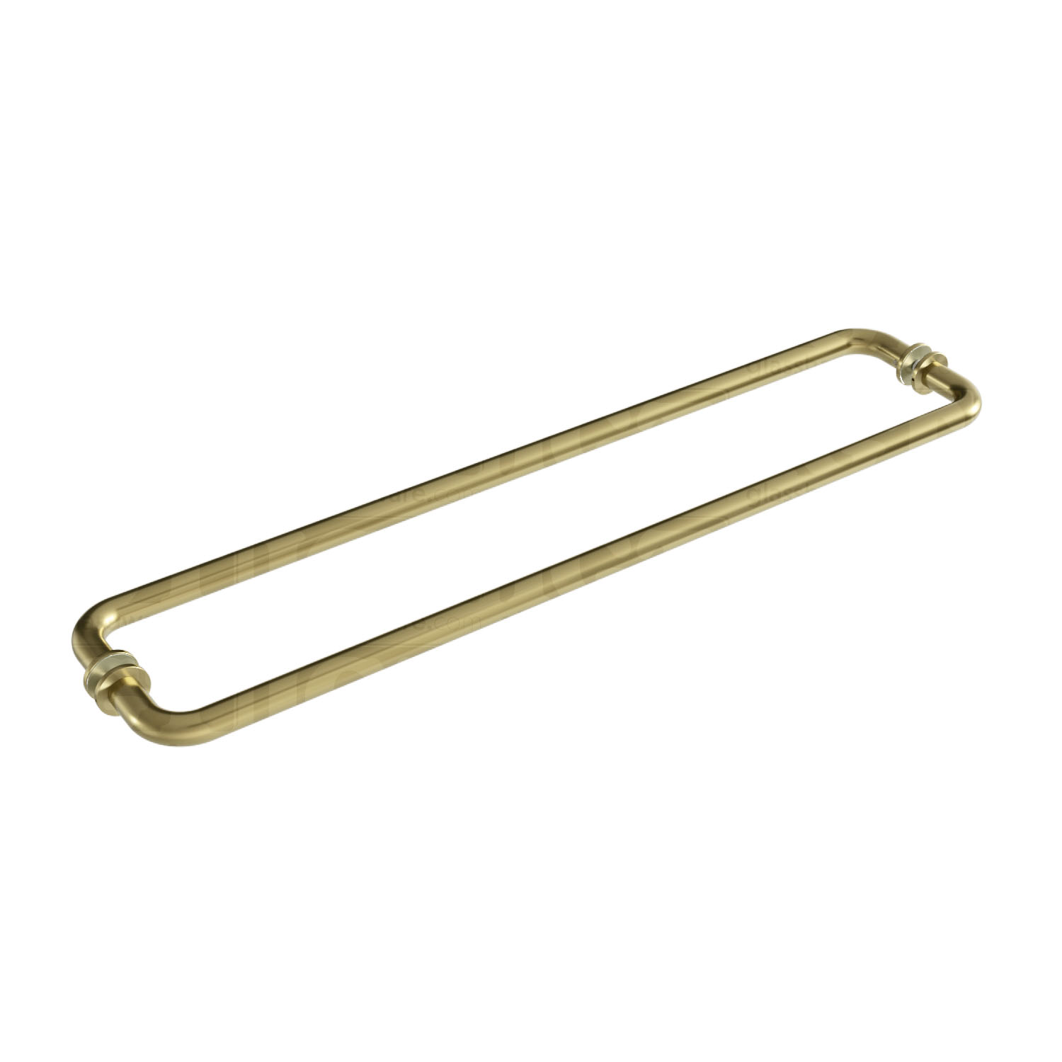 24″ Back-to-Back Traditional Towel Bar - Gold Brushed