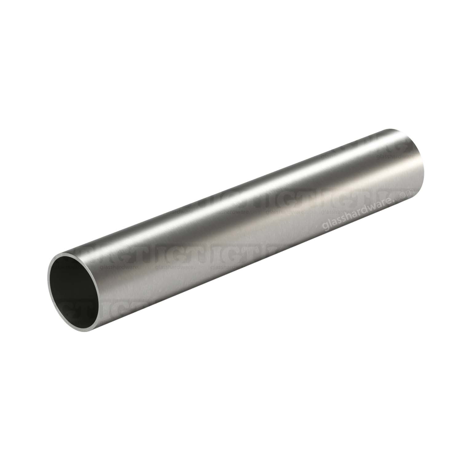 The 220" Round Handrail Tubing, Brushed Stainless.