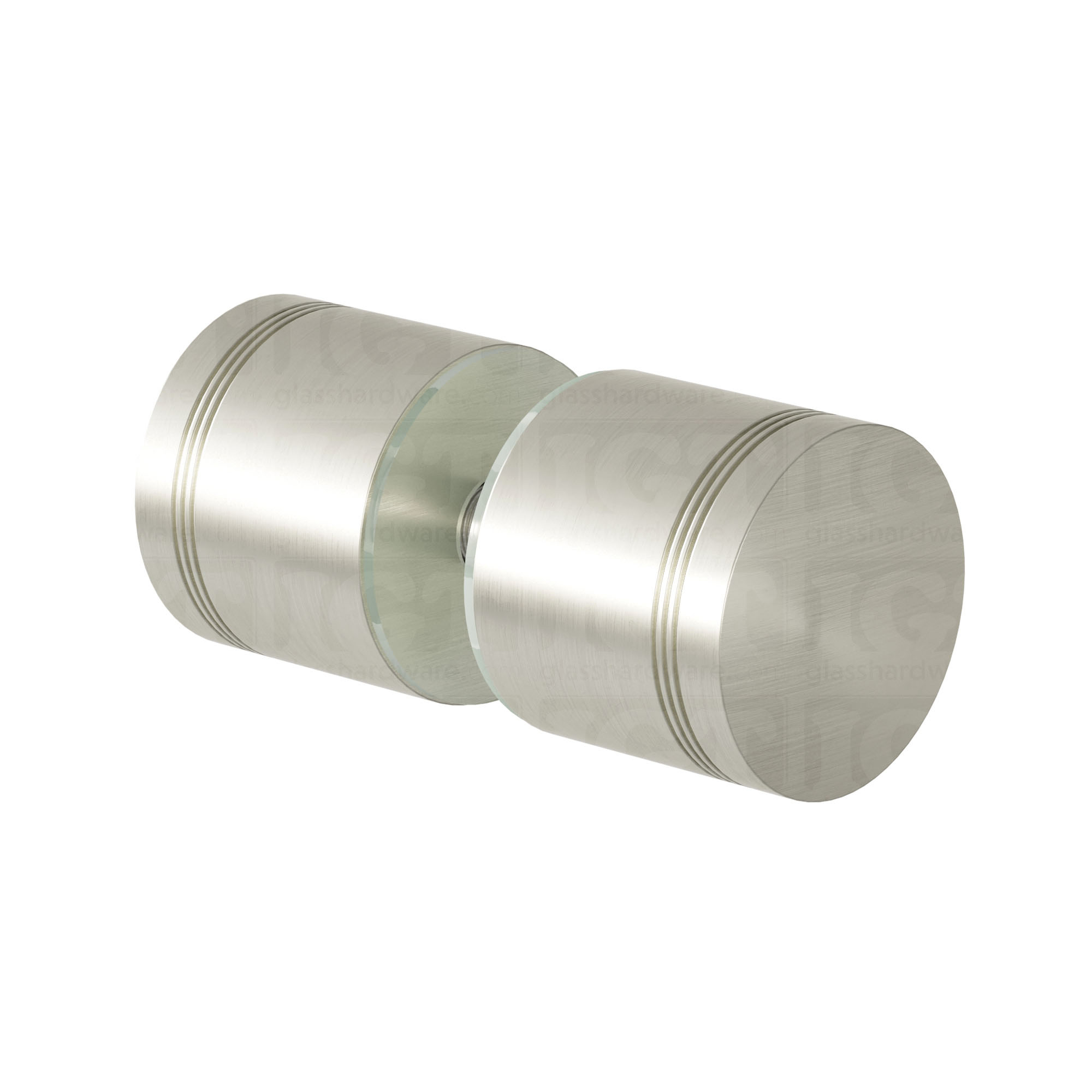 The Contemporary Style Door Knob in Brushed Nickel.