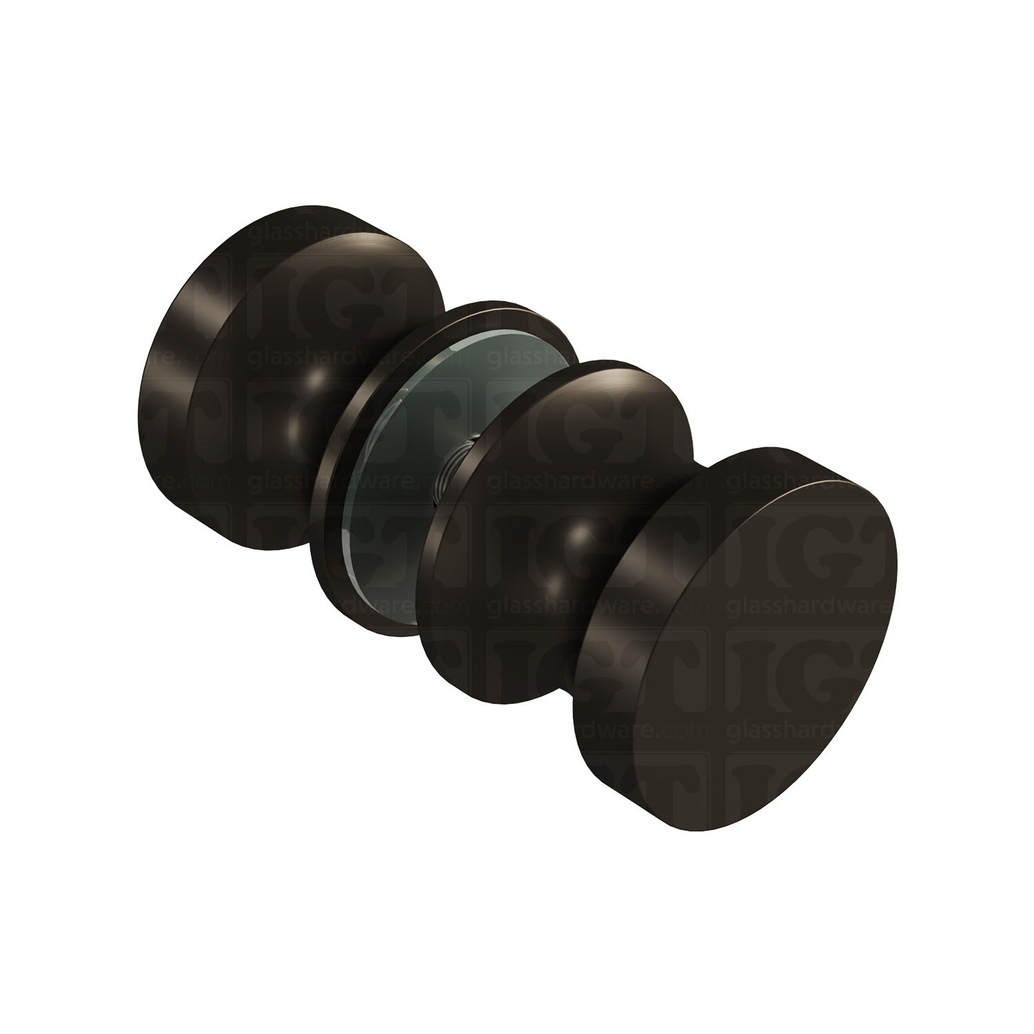 The European Style Back-to-Back Door Knob in Oil Rubbed Bronze.