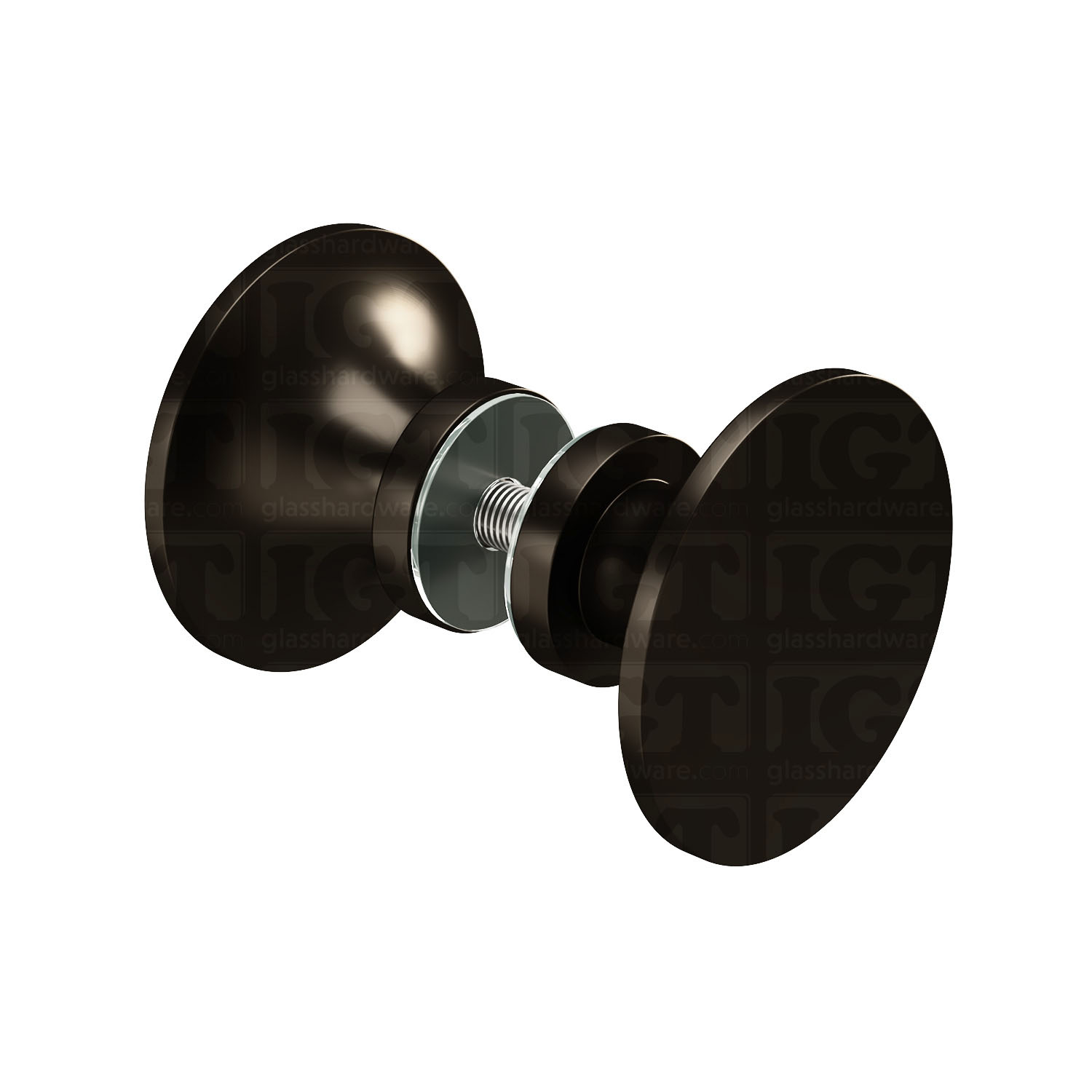 The Traditional Style Back-to-Back Door Knob in Oil Rubbed Bronze.