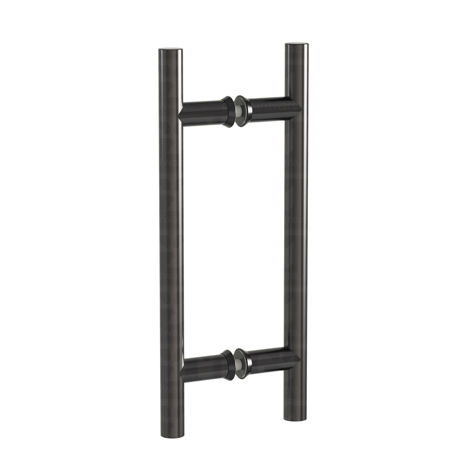 The 8" Center-to-Center Round Ladder Handle in Gunmetal.