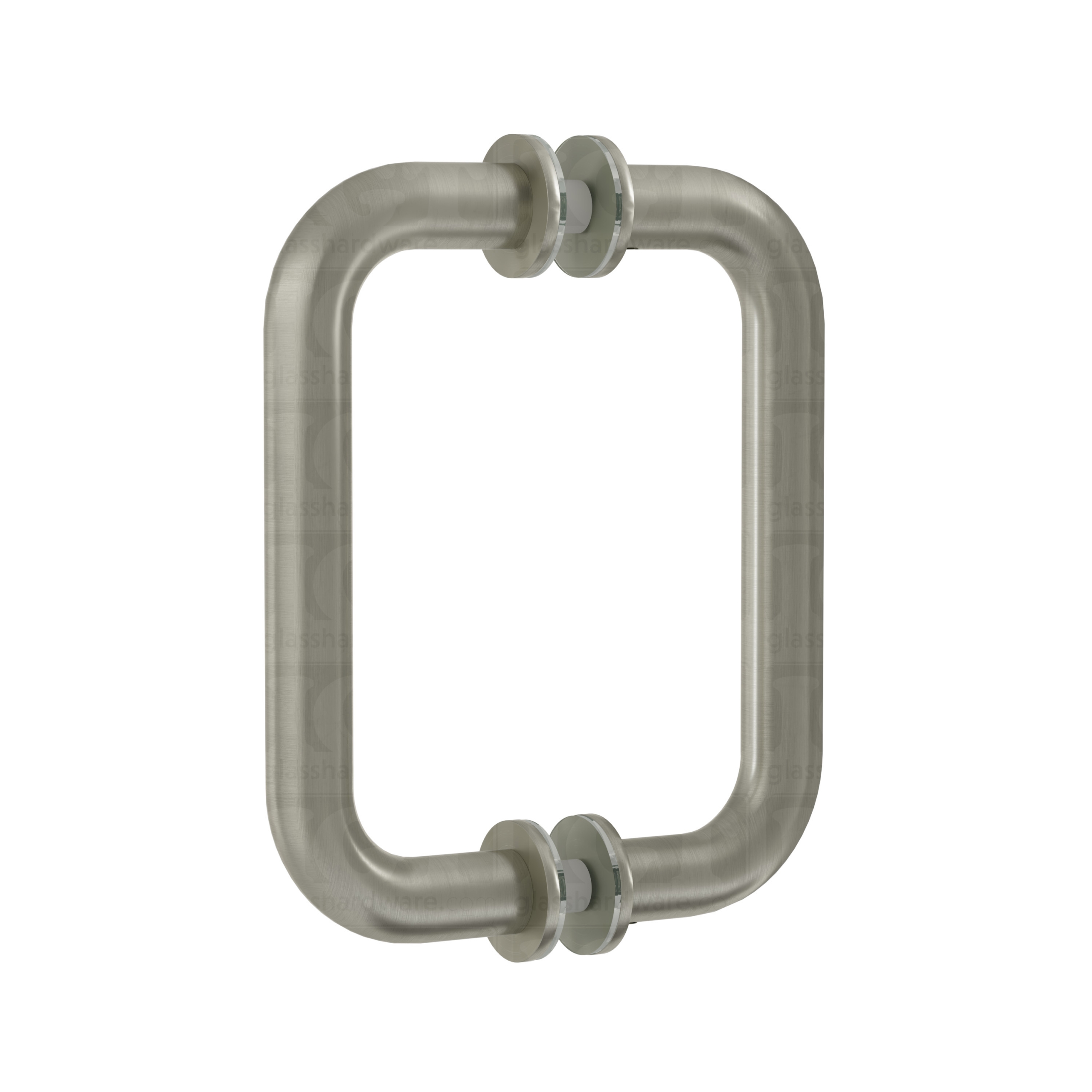 The 6" Round Pull Handle in Brushed Nickel