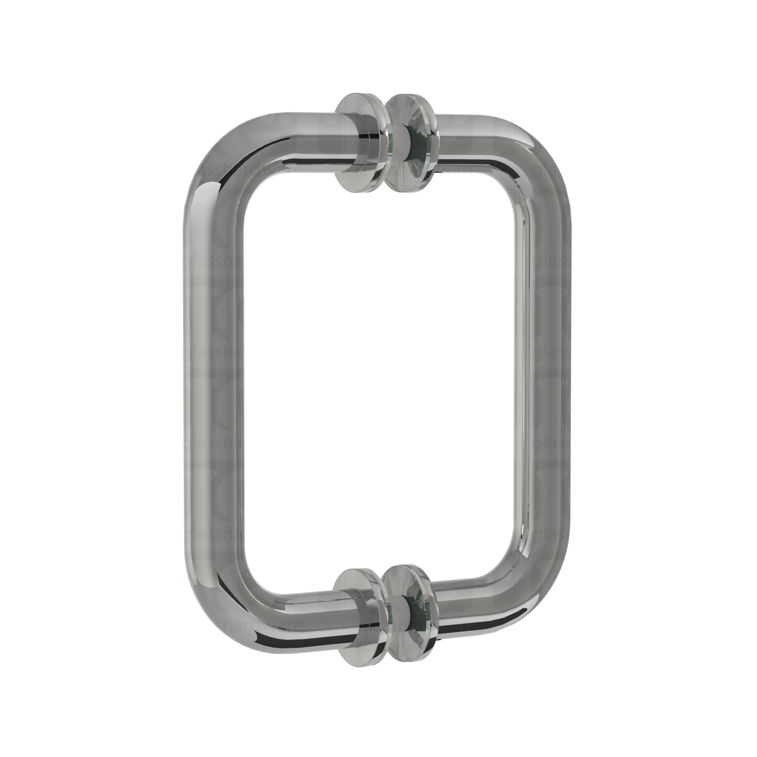 The 6" Round Pull Handle in Chrome Polished.