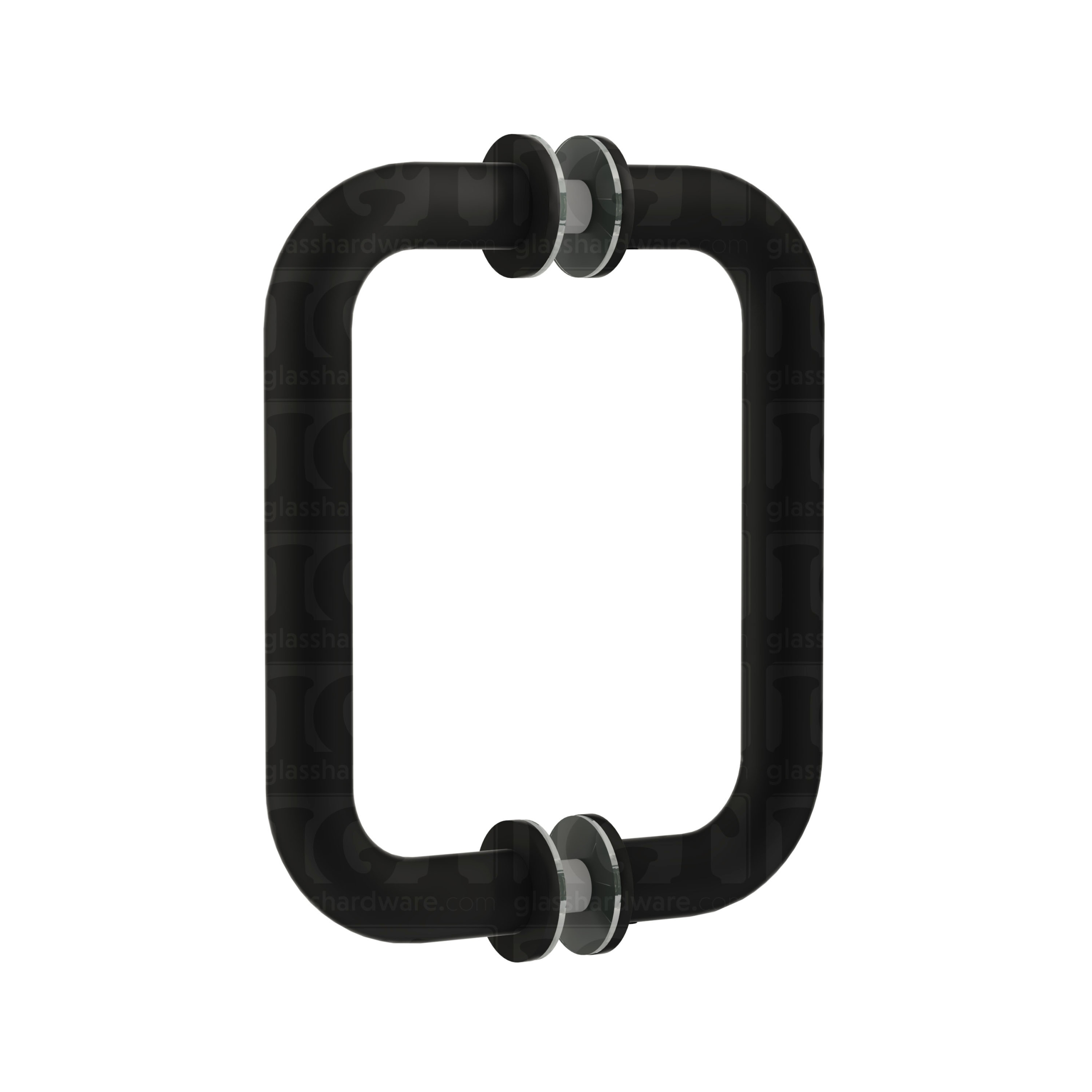 The 6" Round Pull Handle in Matte Black