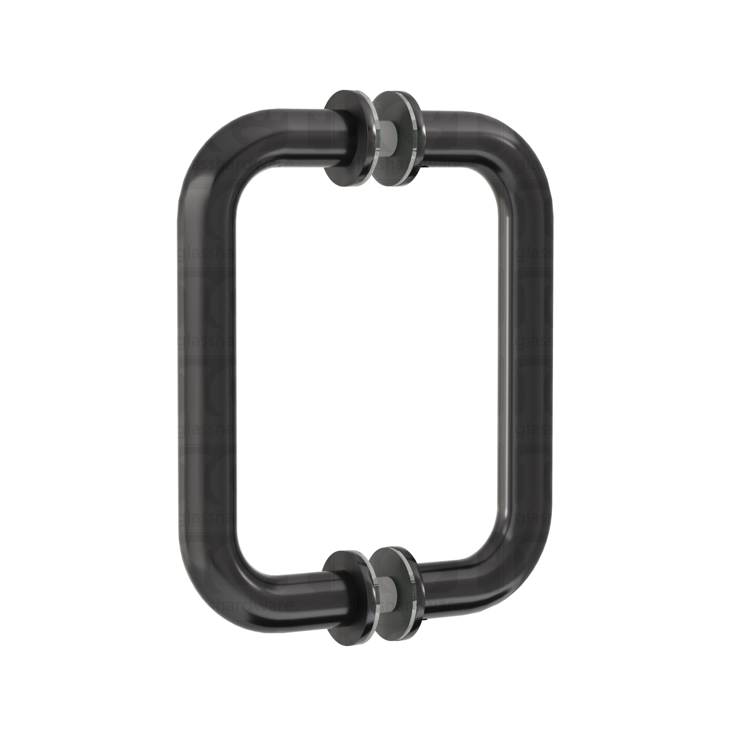 The 6" Round Pull Handle in Polished Gun Metal