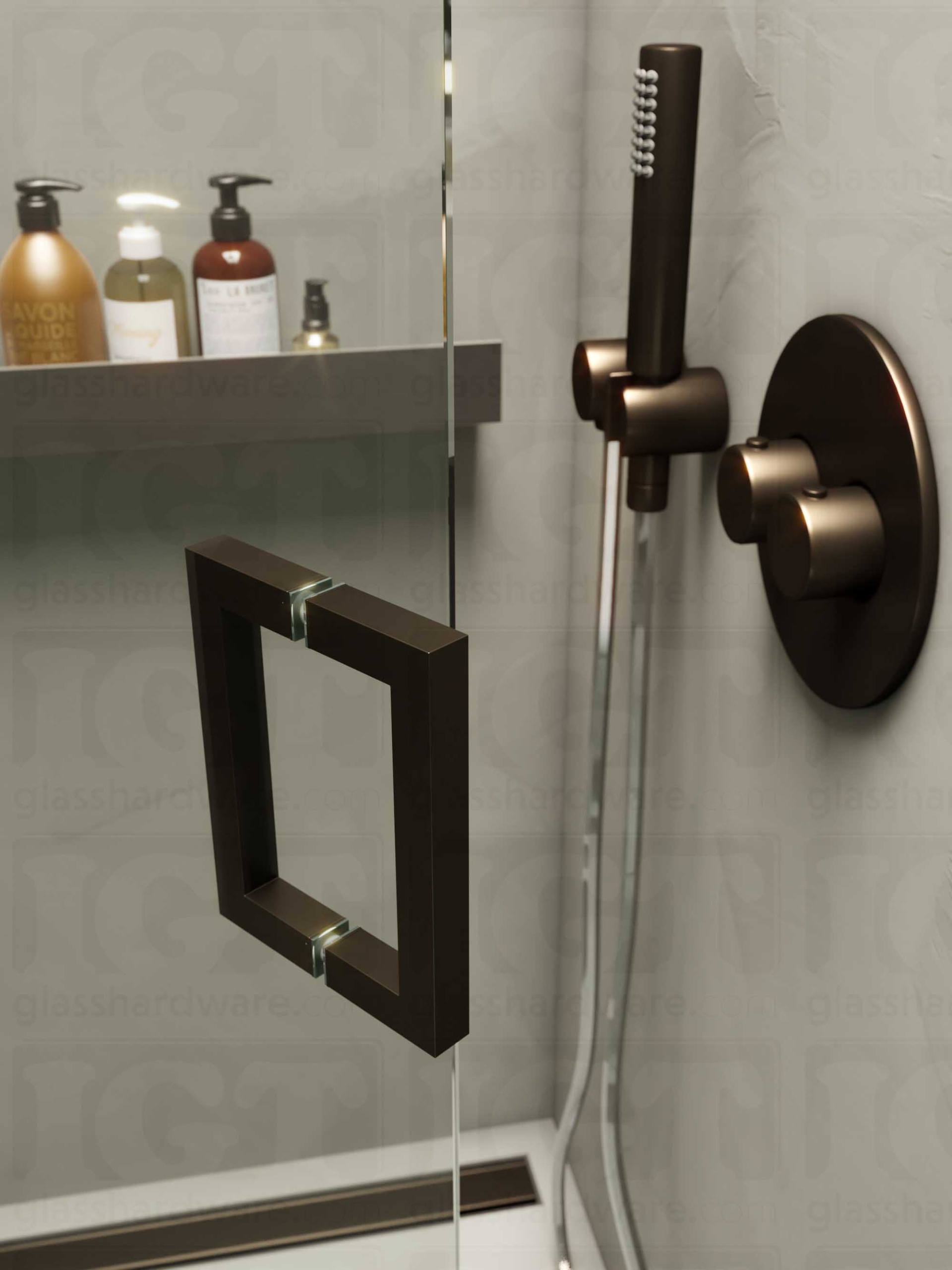 6" Square Pull Handle - Oil Rubbed Bronze - Image 3