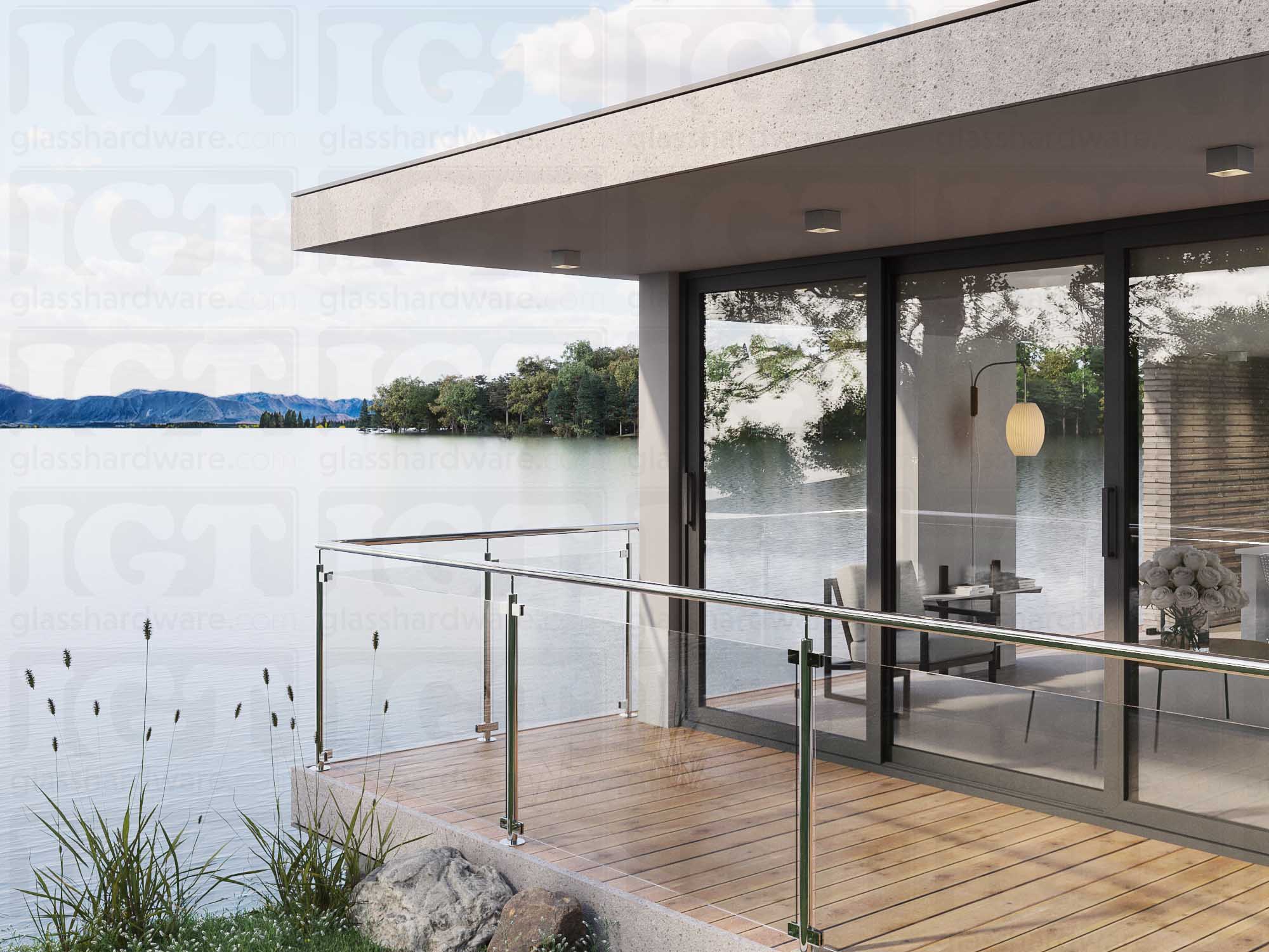Round 90 Degree Elbow for Handrail - Polished Stainless - Image 2