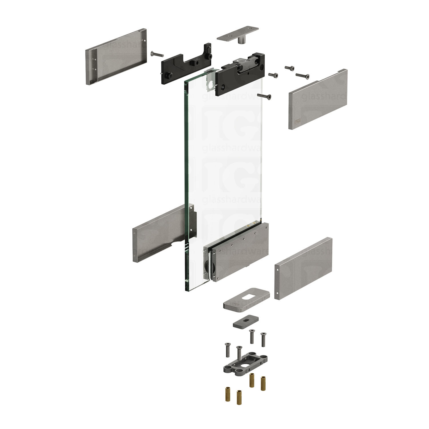 Hydraulic Patch Fitting Kit - Brushed Stainless - Image 6