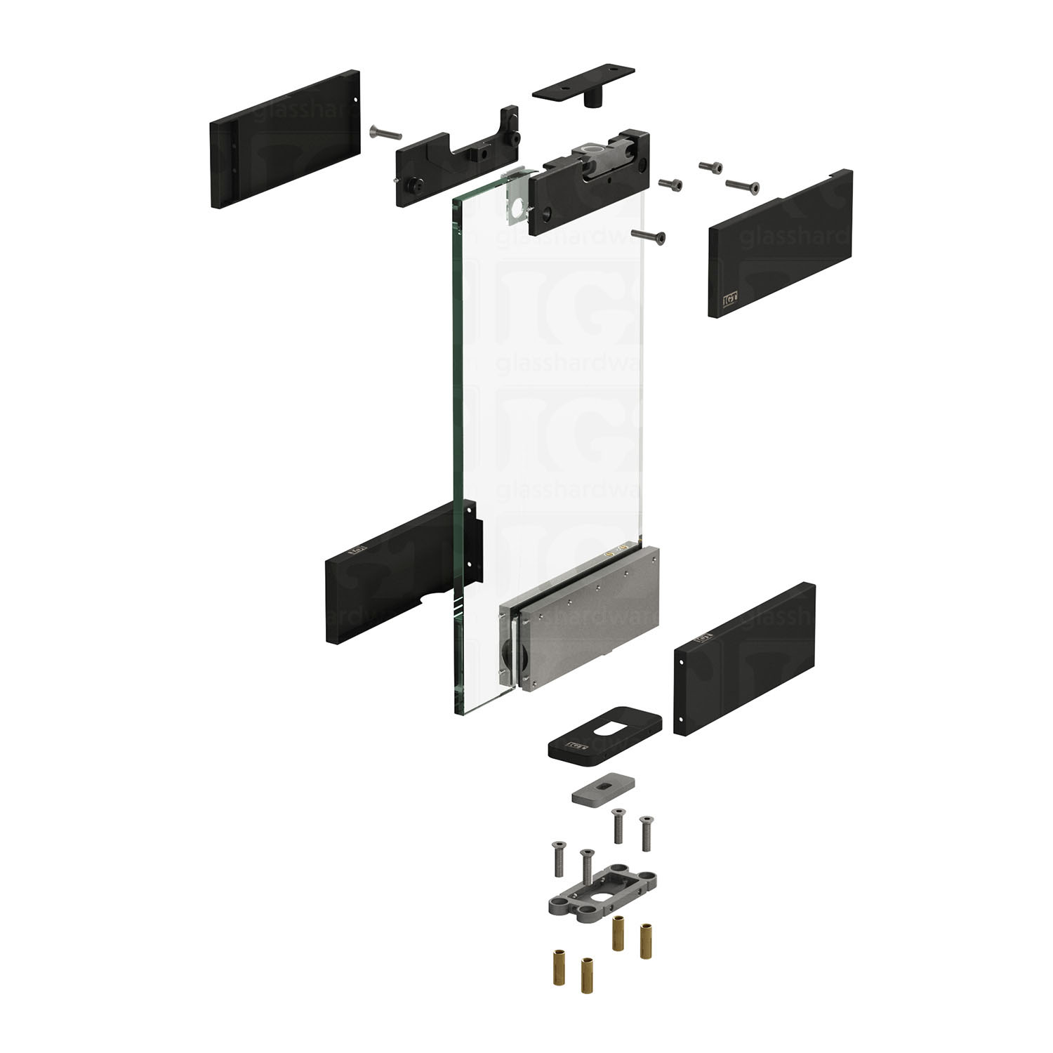 Hydraulic Patch Fitting Kit - Matte Black - Image 6