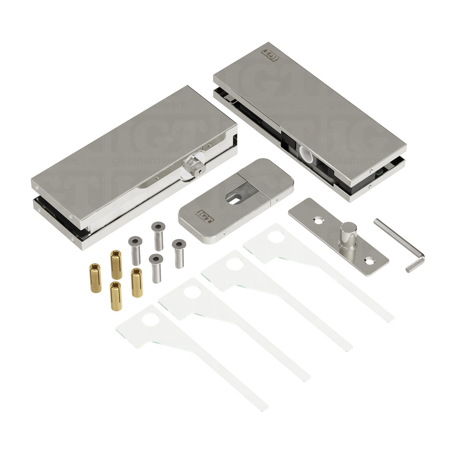 Hydraulic Patch Fitting Kit - Polished Stainless