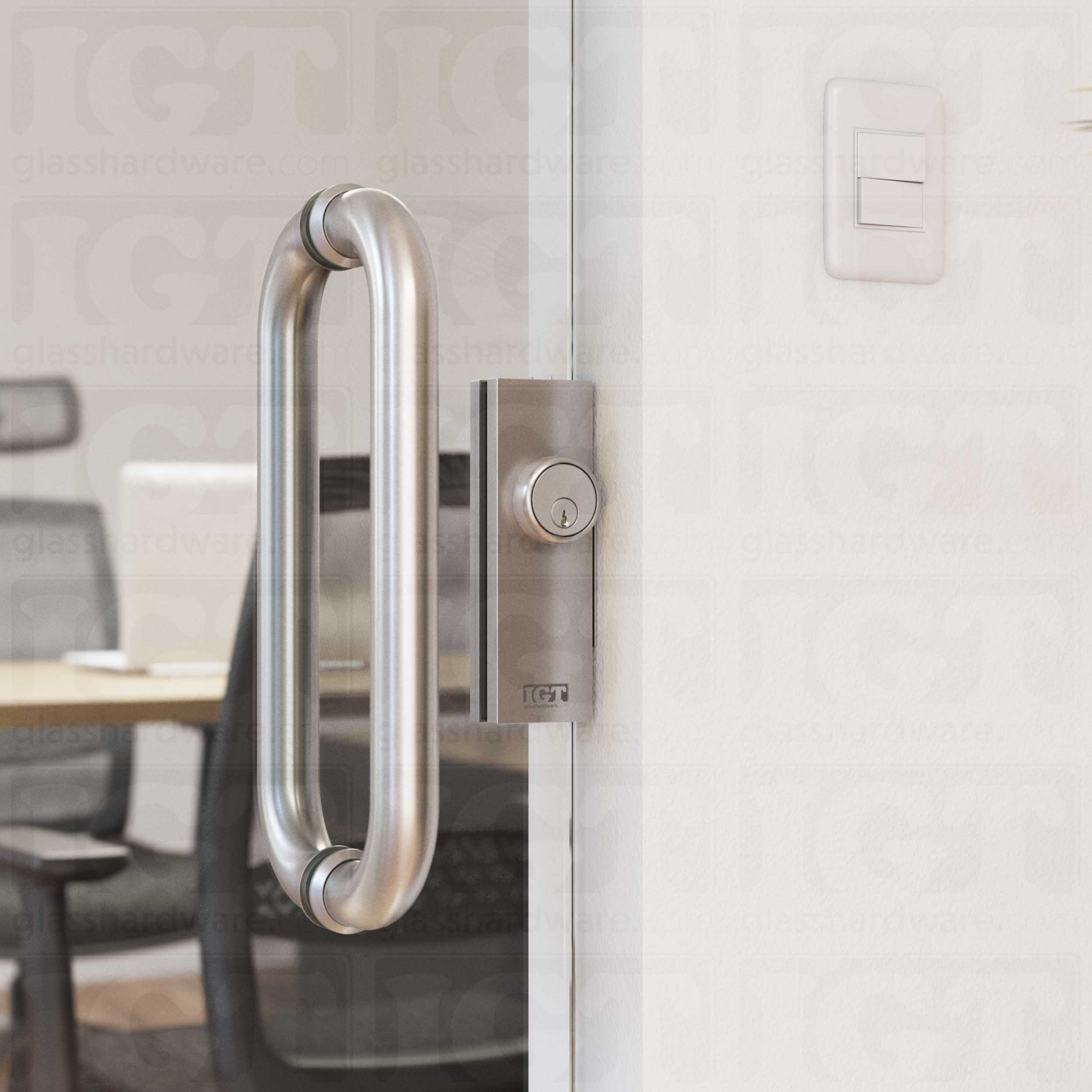 IGT Center Patch Lock - Brushed Stainless - Image 4