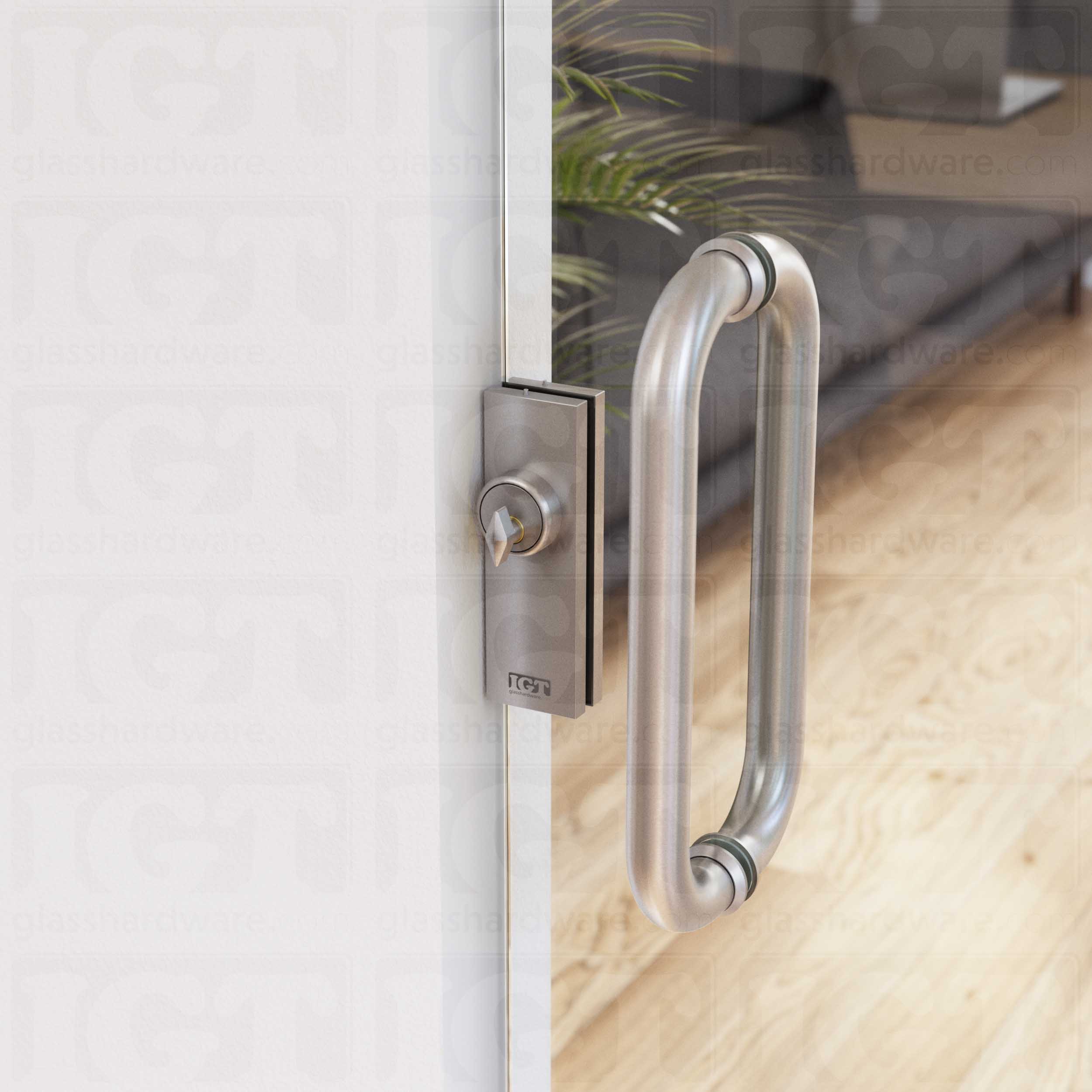 IGT Center Patch Lock - Brushed Stainless - Image 5
