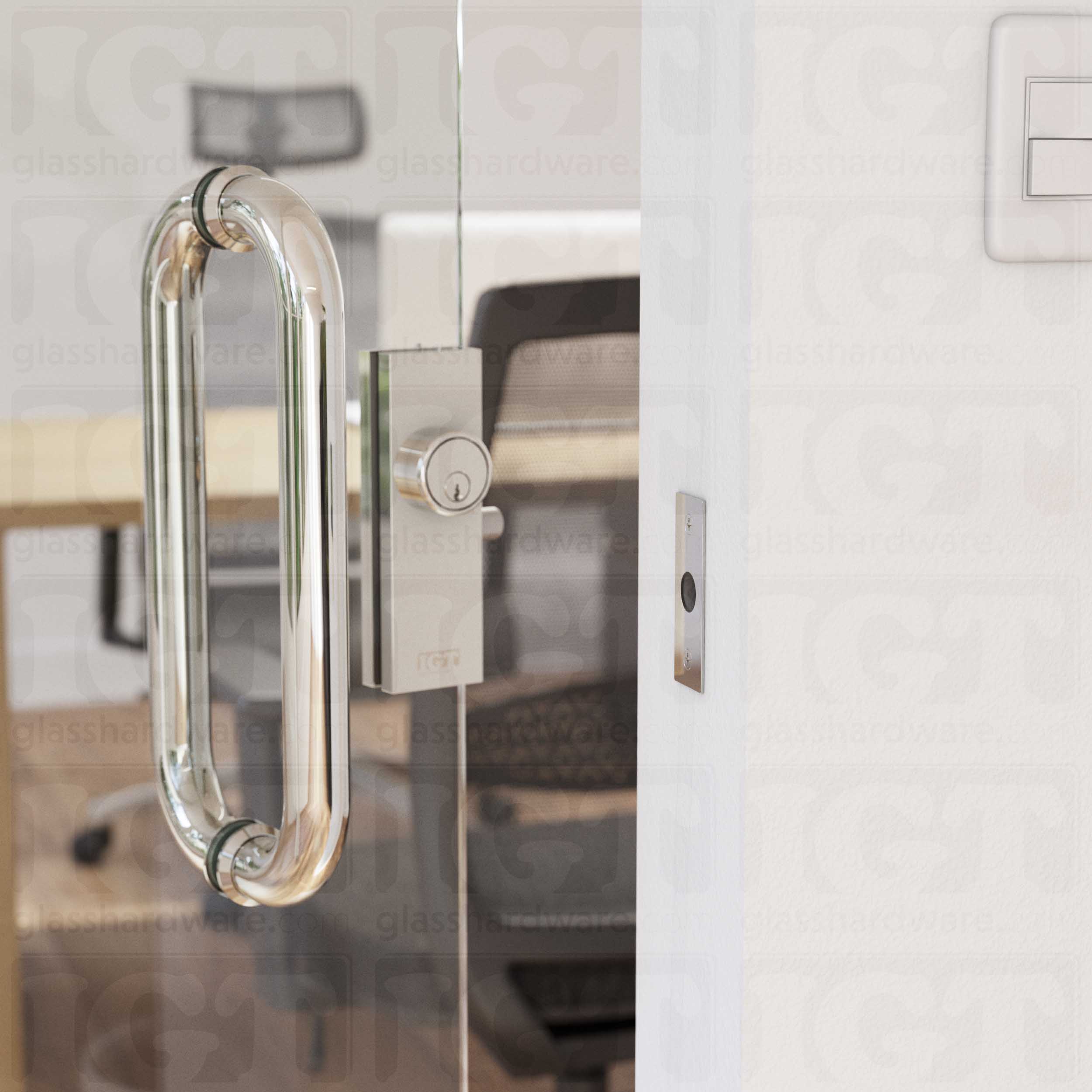 IGT Center Patch Lock - Polished Stainless - Image 6
