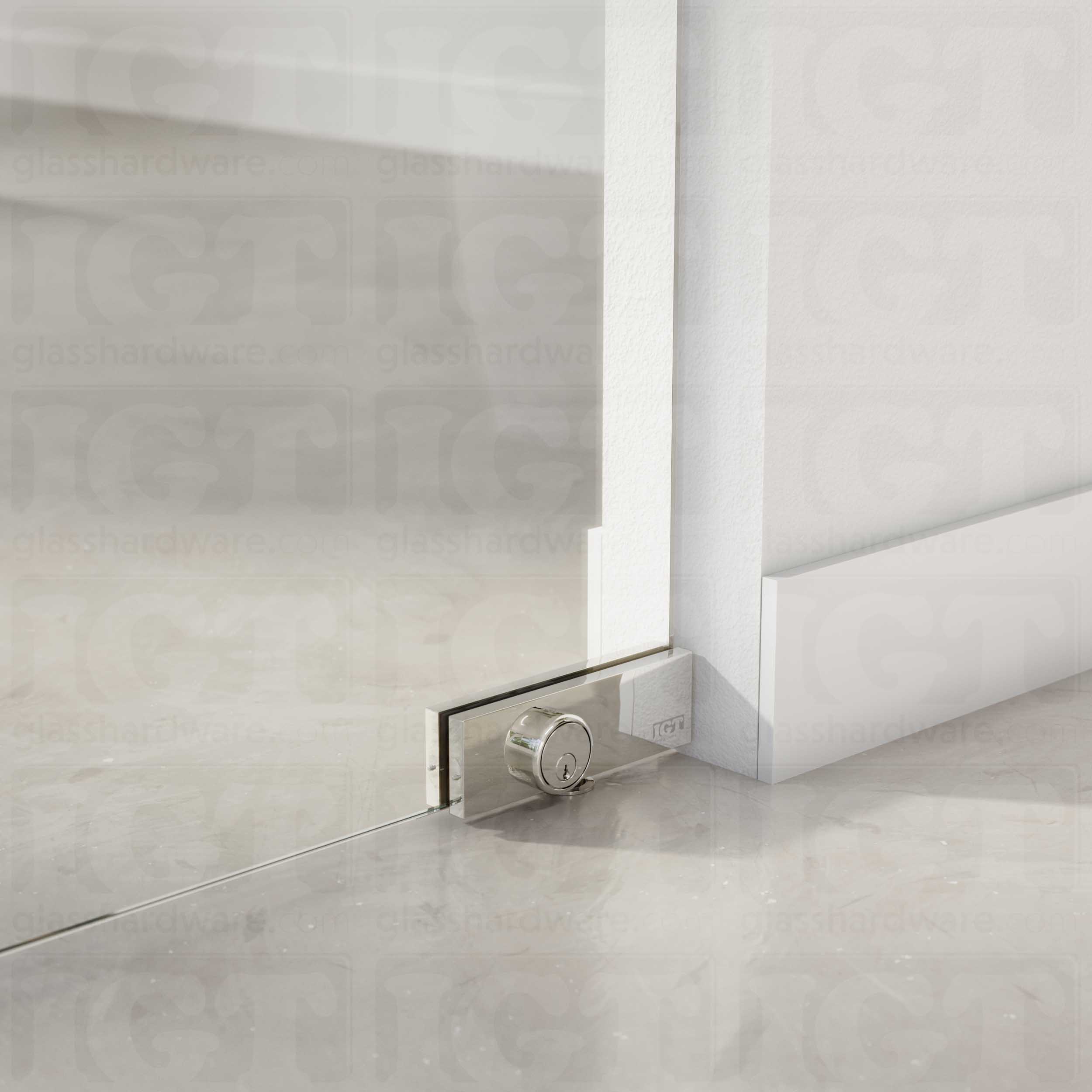 IGT Top and Bottom Patch Lock - Polished Stainless - Image 5