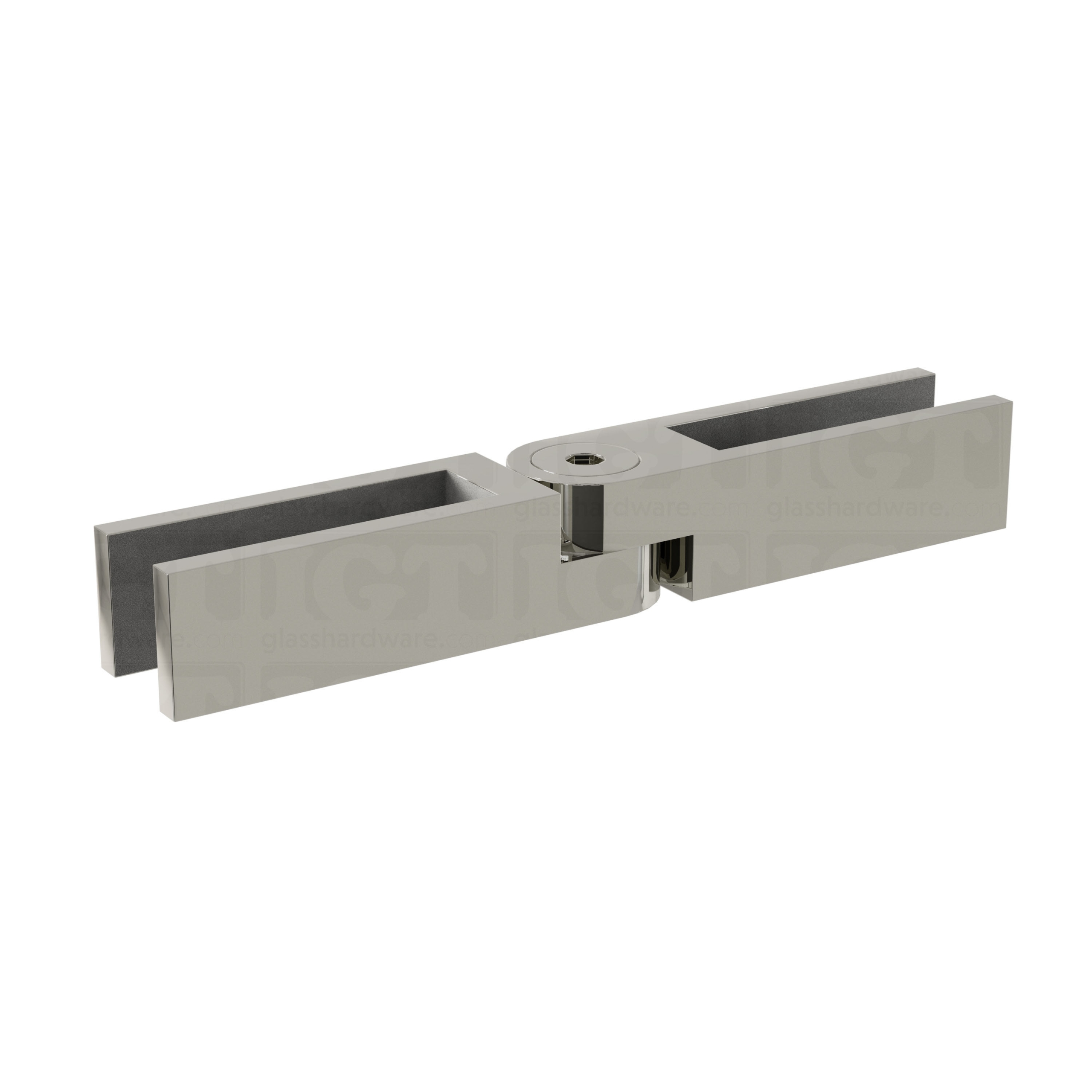 Adjustable Glass Bracing Clamp - Polished Stainless
