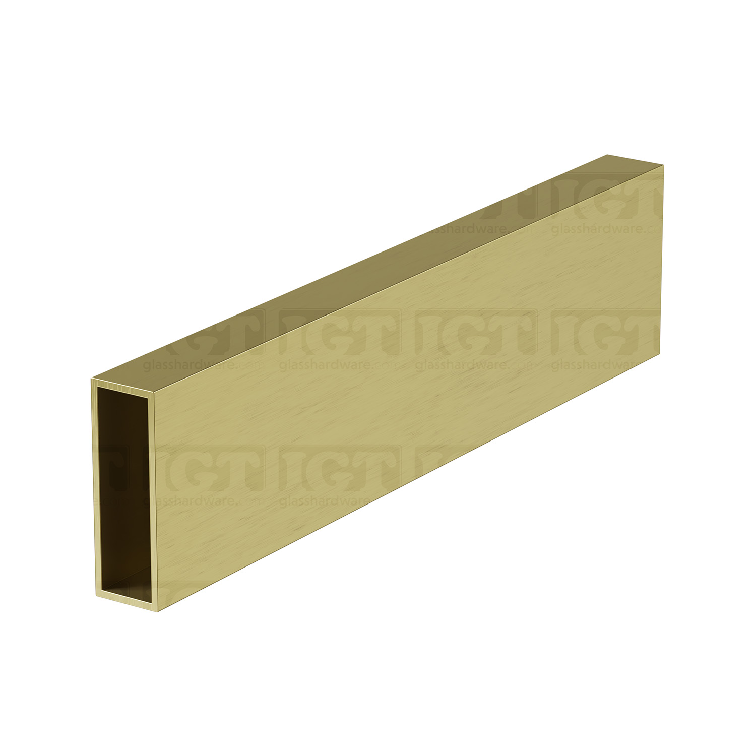 The 78" Upper Track for SQ Roller System in Gold Brushed.