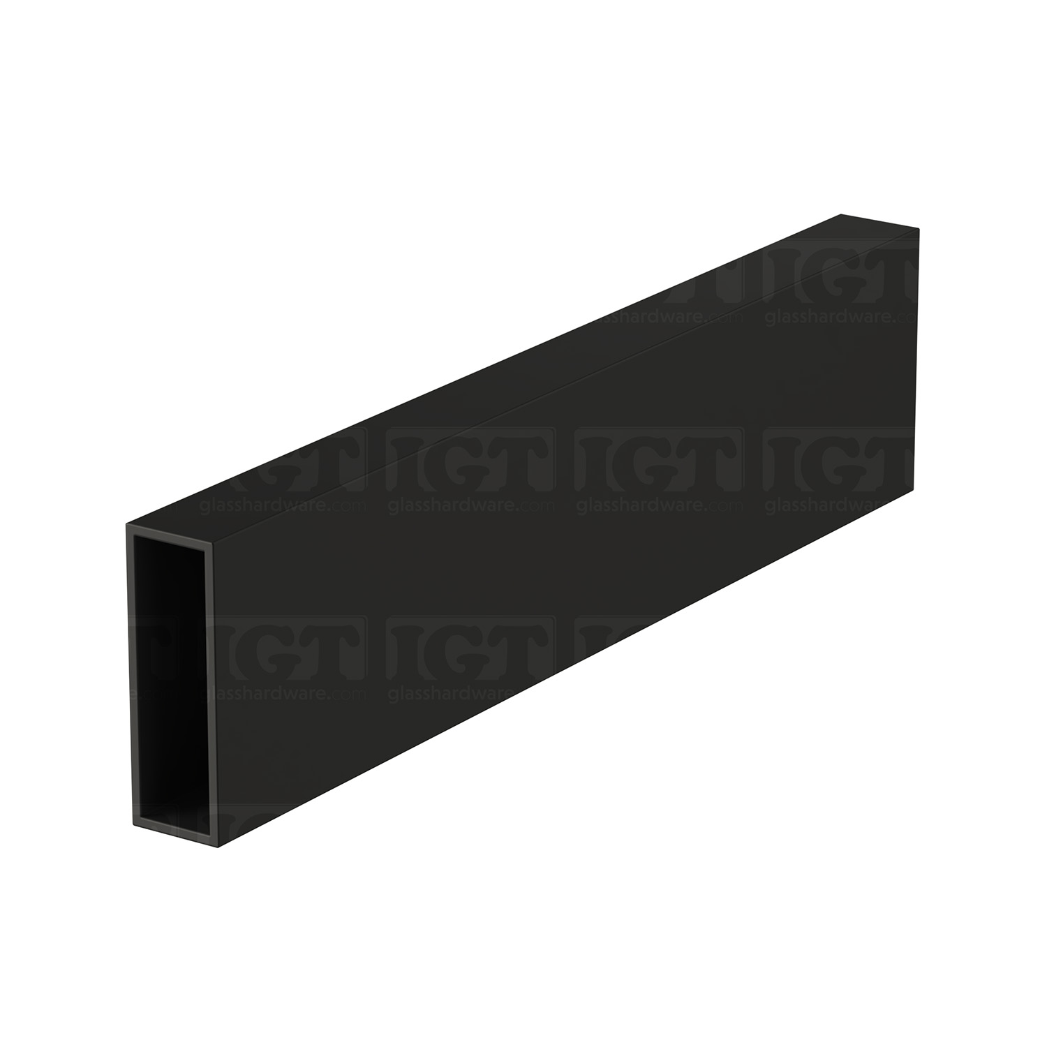 The 78" Upper Track for SQ Roller System in Matte Black.