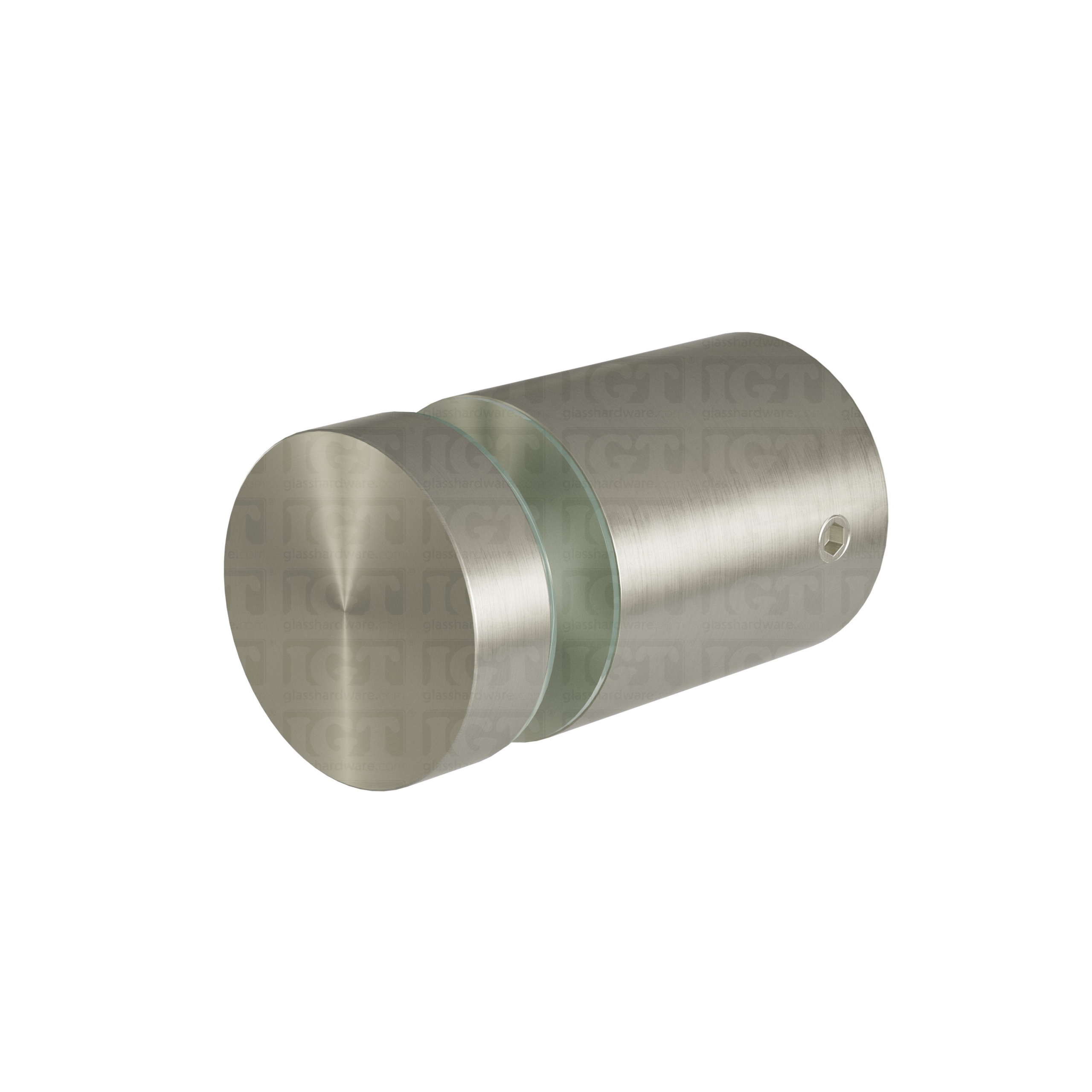 The 90 Degree Connector for 38IGT Roller System in Brushed Stainless.
