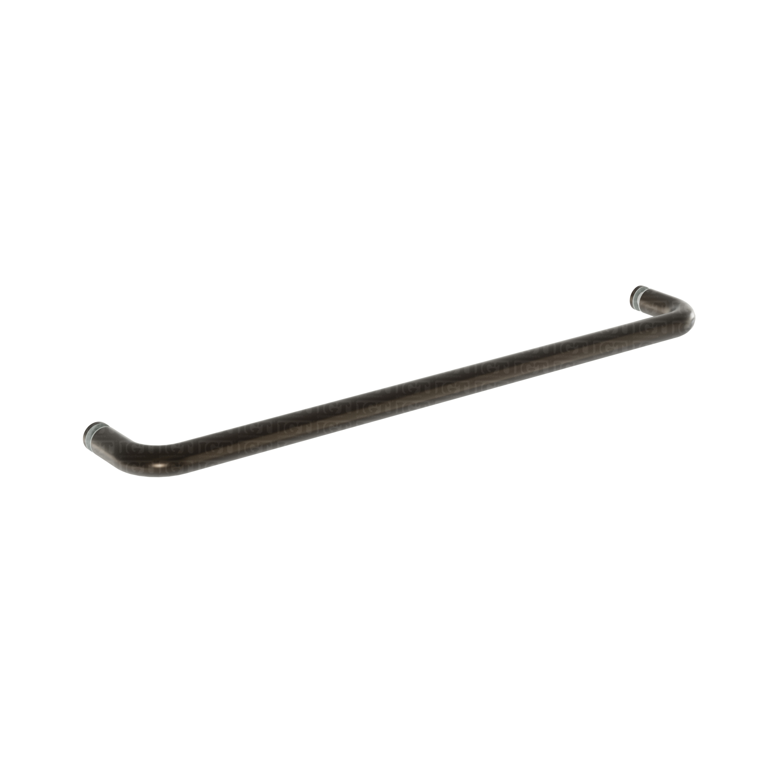The 18″ Round Towel Bar for Bypass System in Oil Rubbed Bronze.