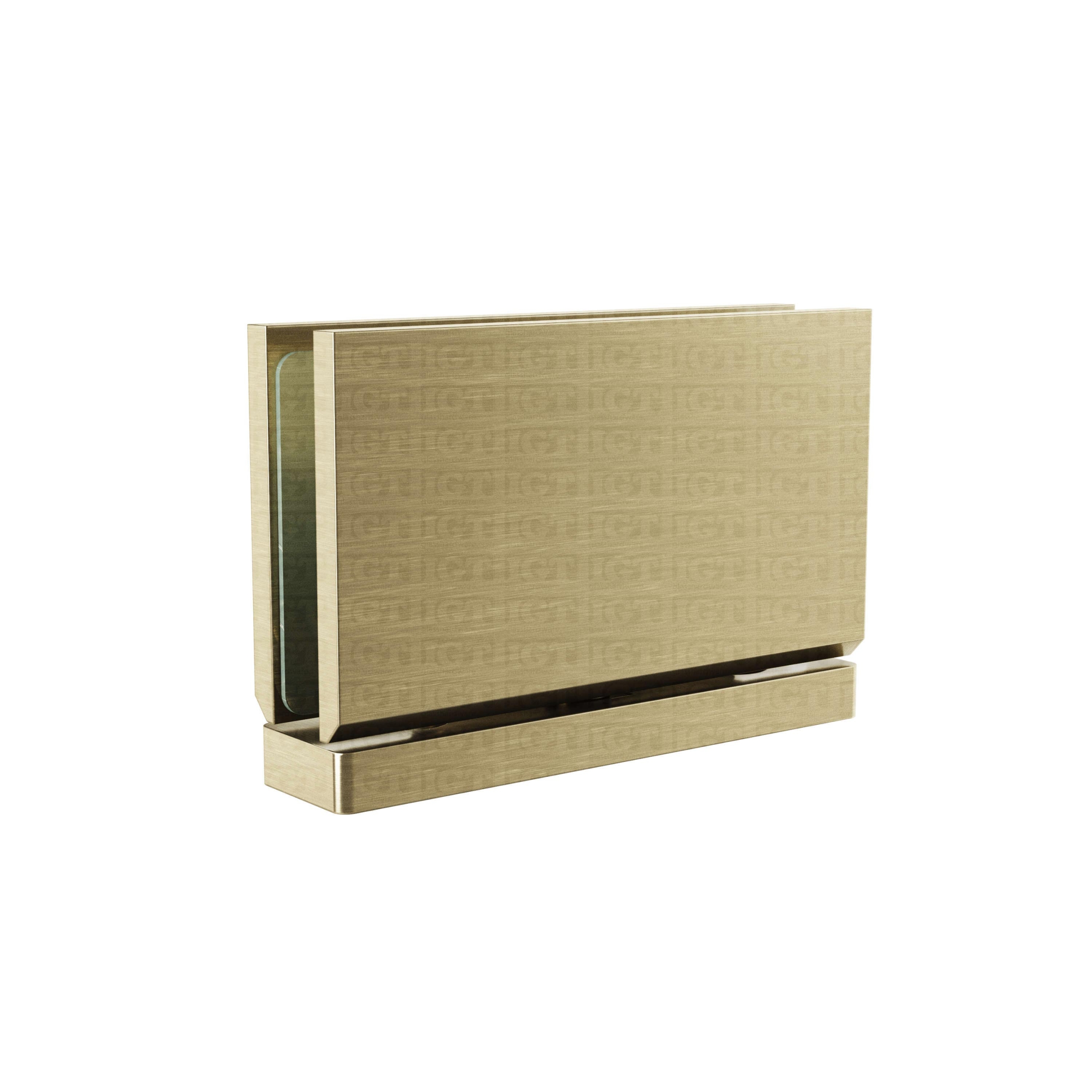 Top/Bottom Malibu Pivot Hinge - Brushed Bronze