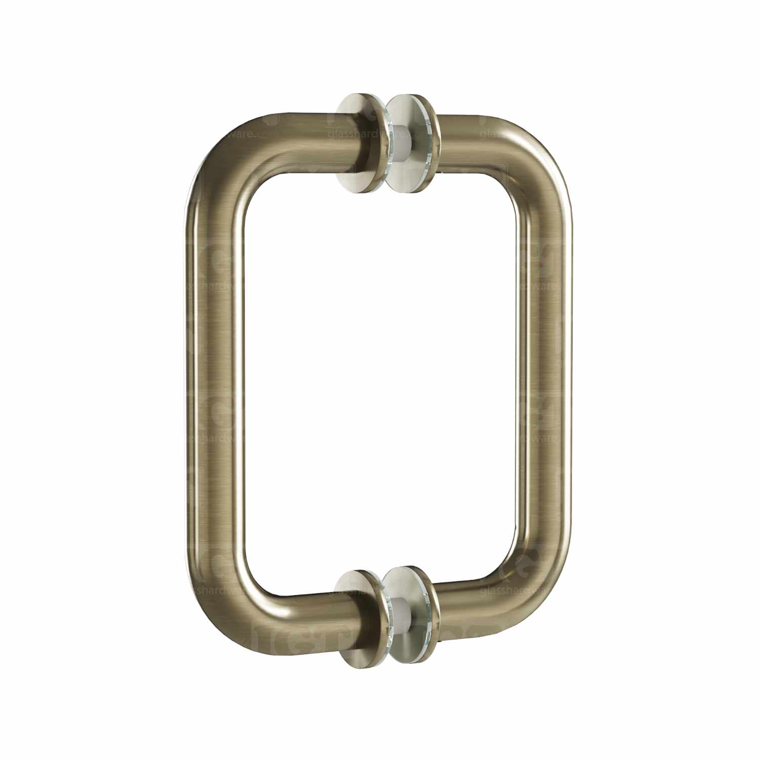 The 6″ Round Pull Handle in Brushed Bronze over a white backdrop.