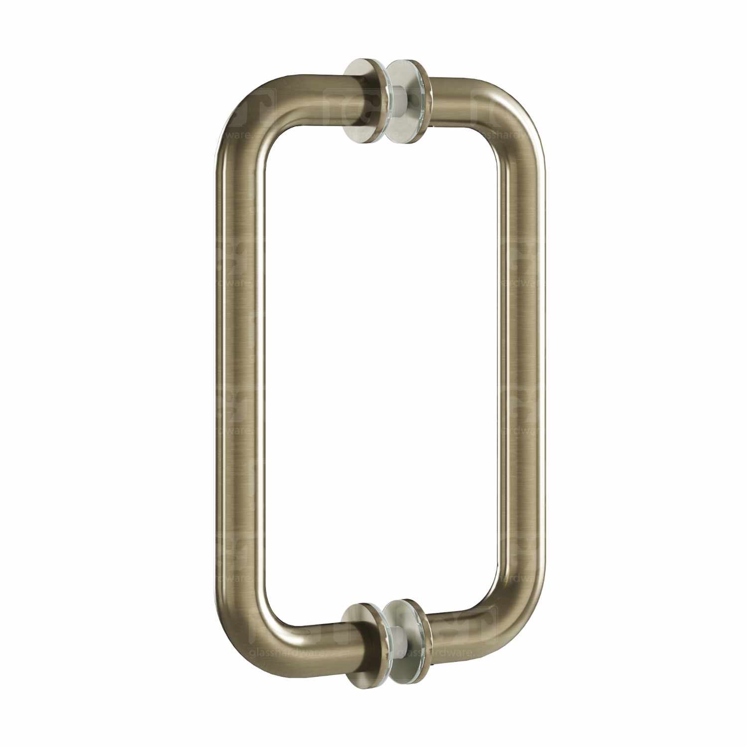 The 8″ Round Pull Handle in Brushed Bronze over a white backdrop.